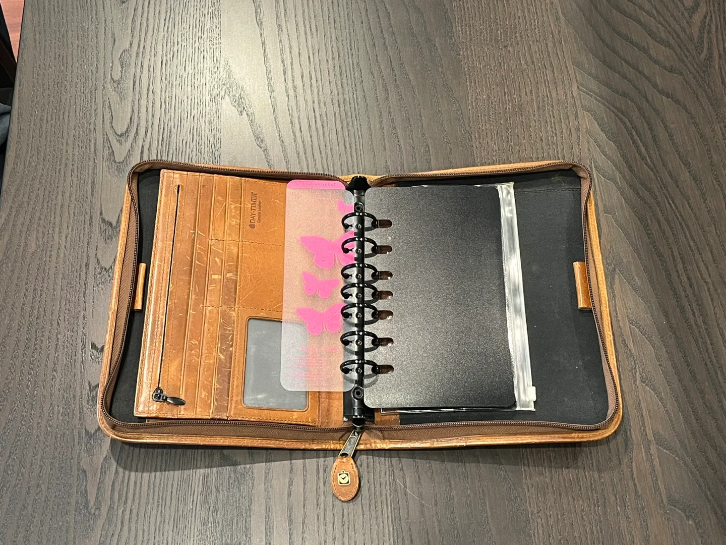 Genuine nubuck leather day timer image indicator(2)