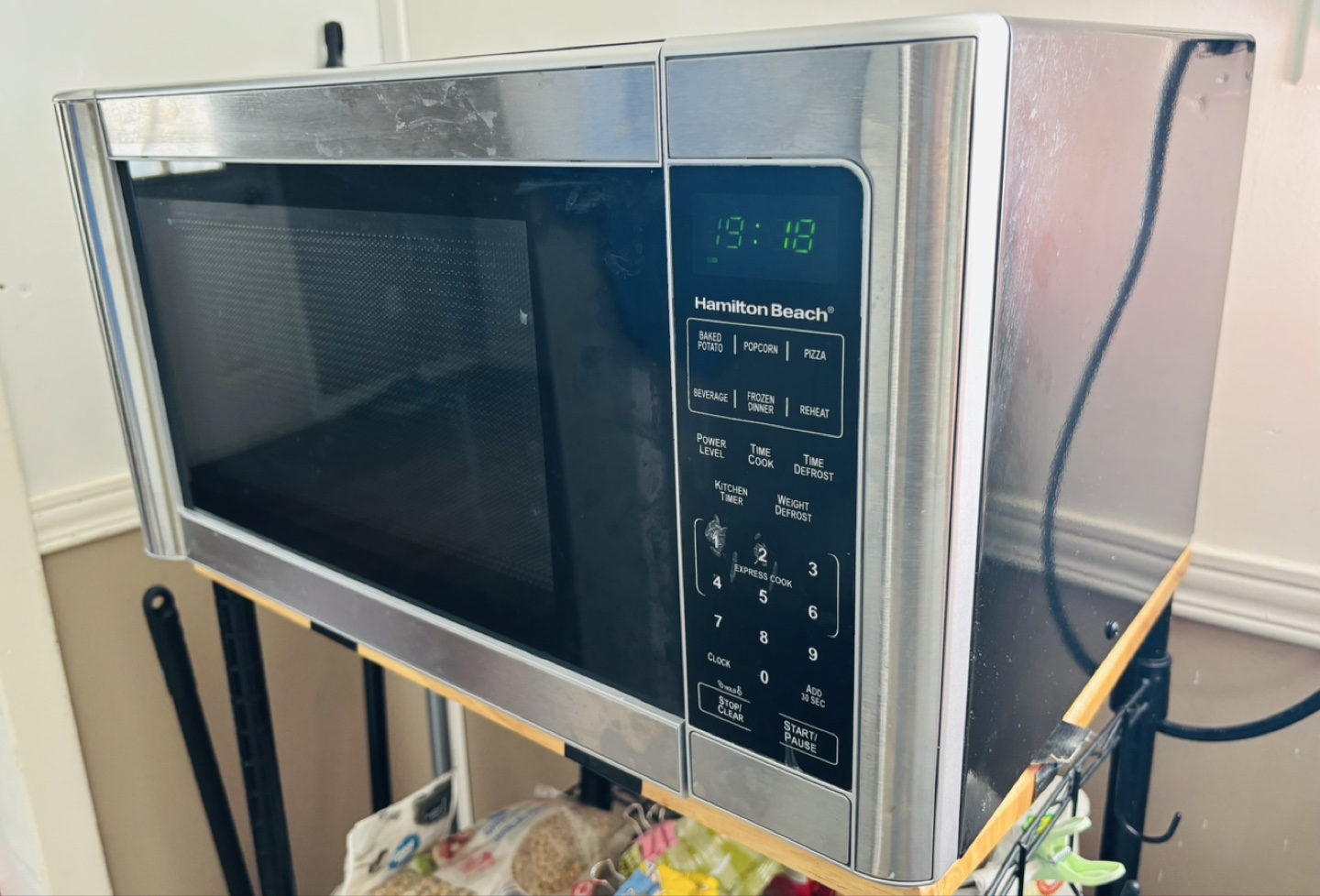 Hamilton Beach Stainless Steel Microwave
