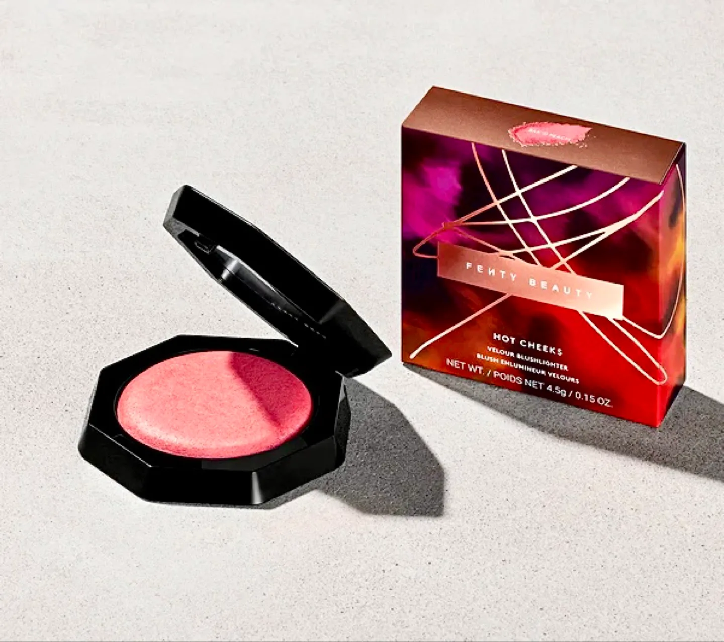 🍓NEW IN BOX! FENTY BEAUTY Cheeks Out Cream Blush Peach Face 🍑 image indicator(2)