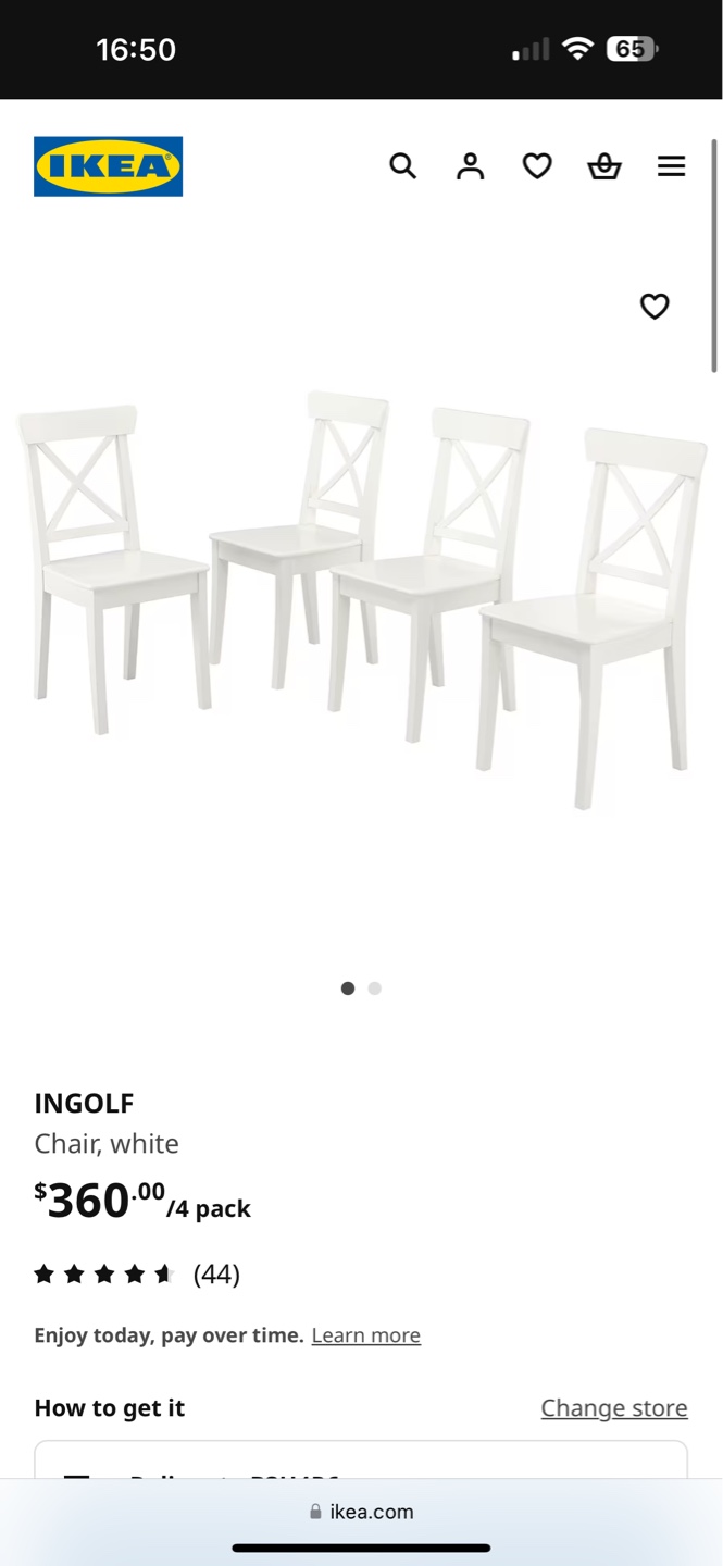 Four dining chairs - photo 2