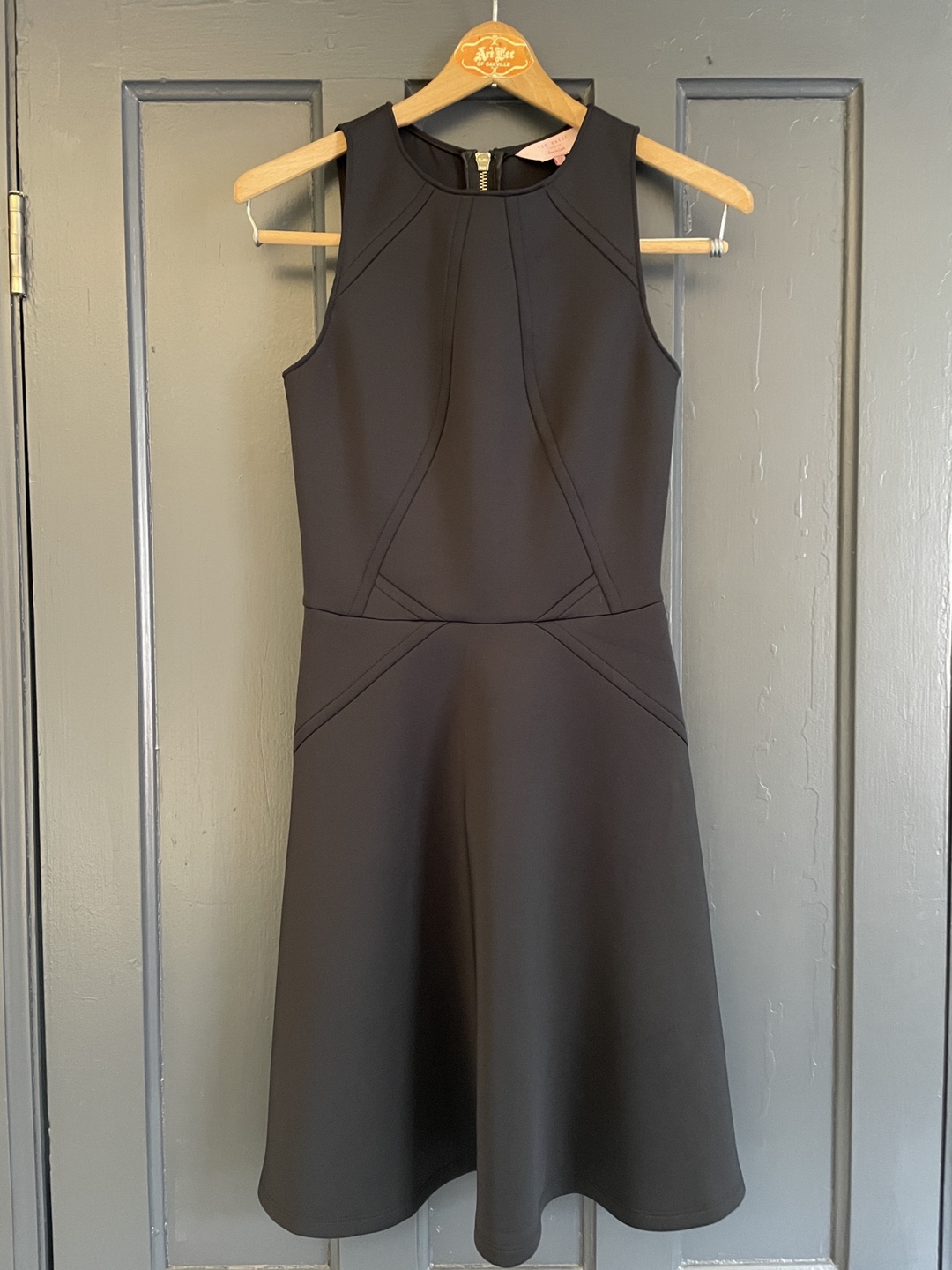 Ted Baker London Black Fit and Flare Dress Size 0
