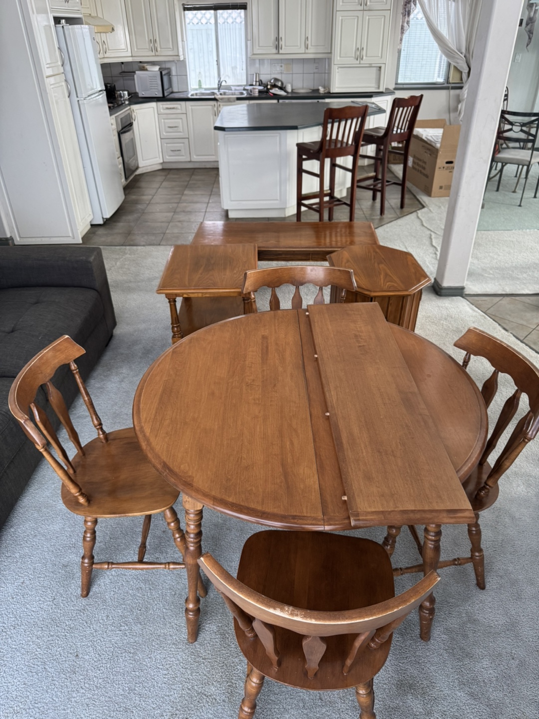 Solid Wood Dining Set & Occasional Tables