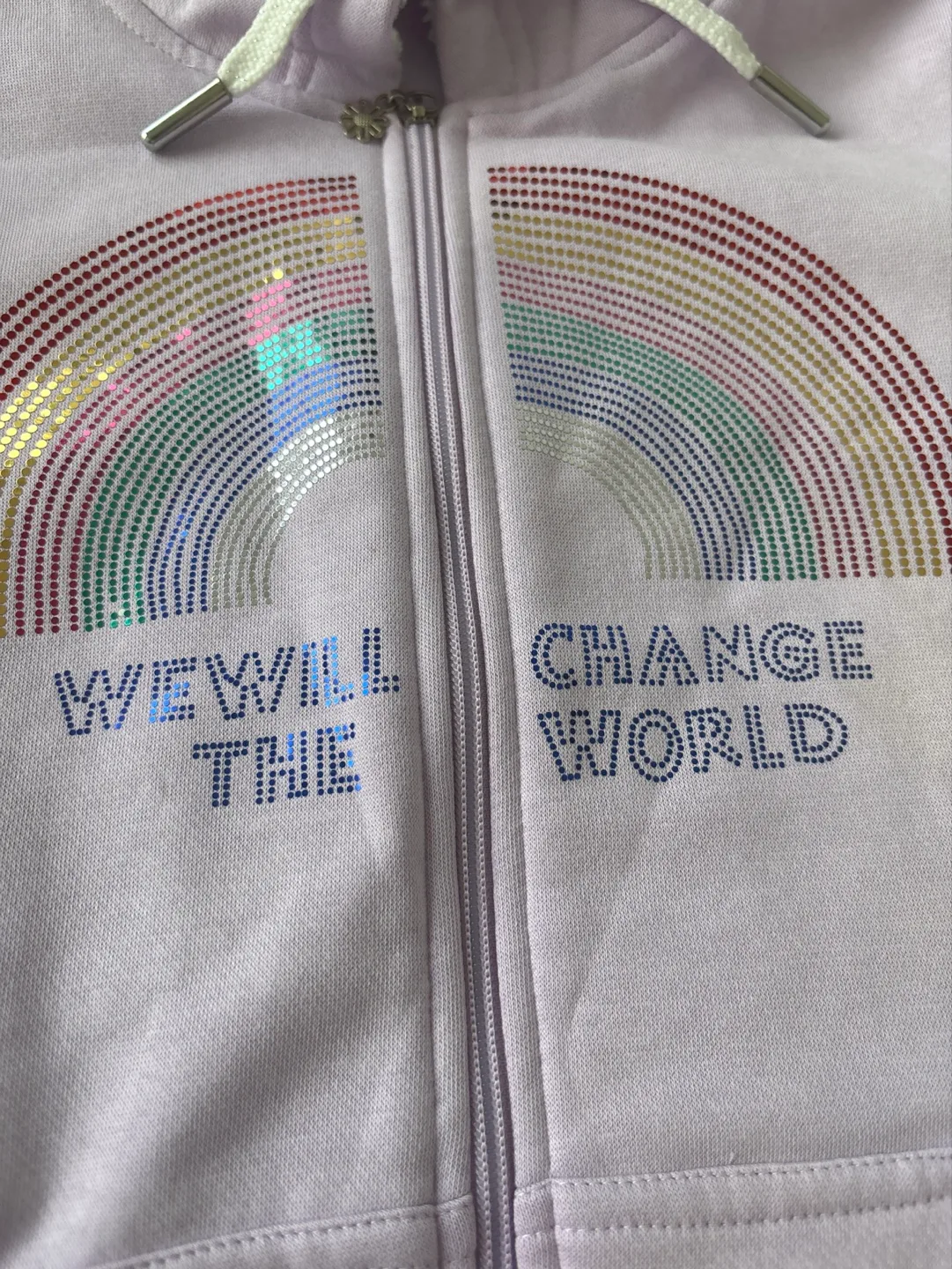 Girls Rainbow Hoodie image indicator(2)