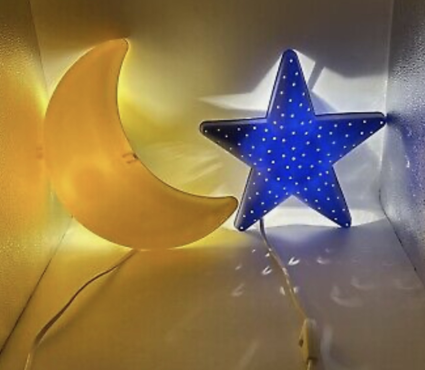 Moon and Star Nightlights (Ikea)