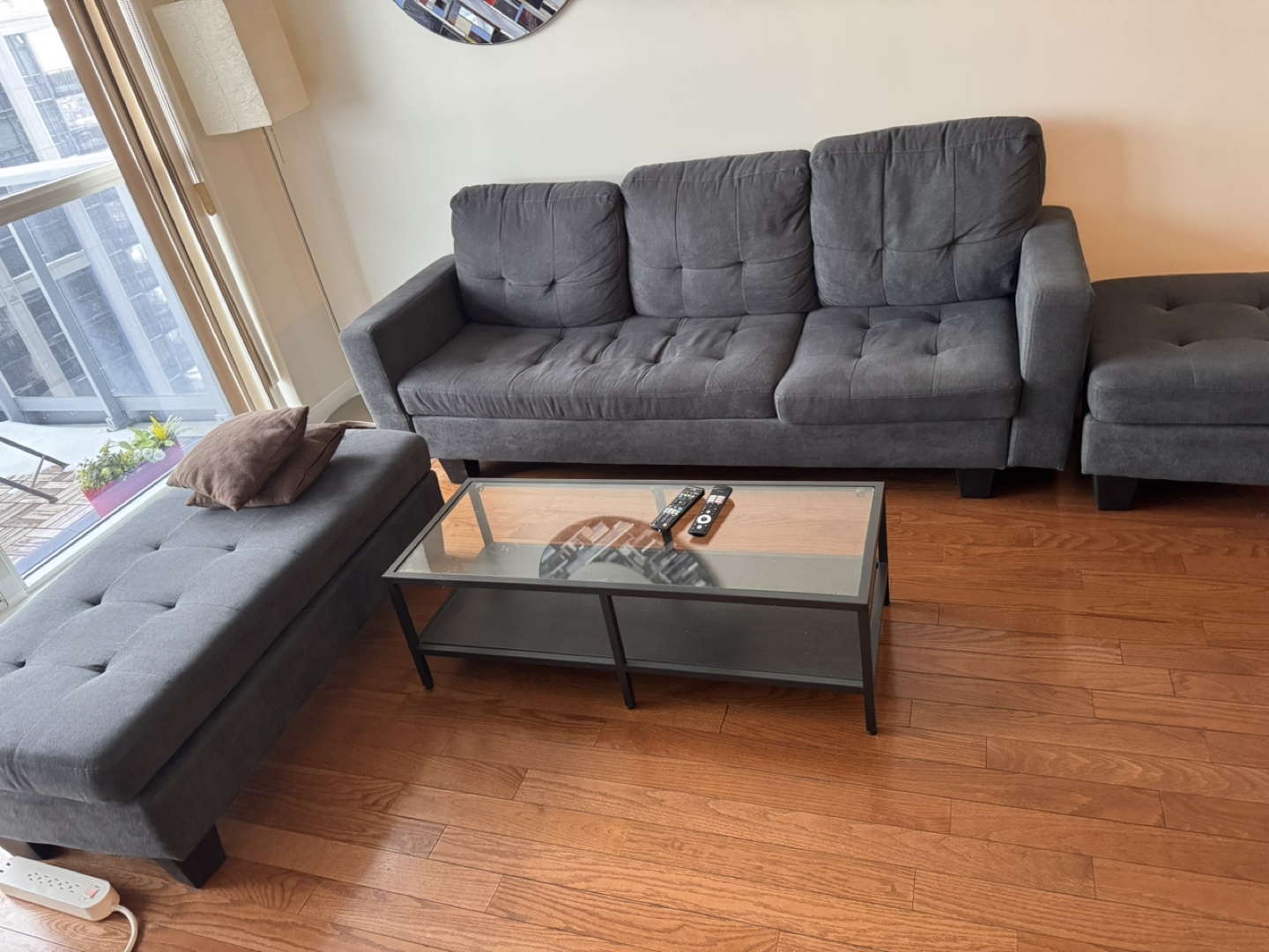 Couch + chaise