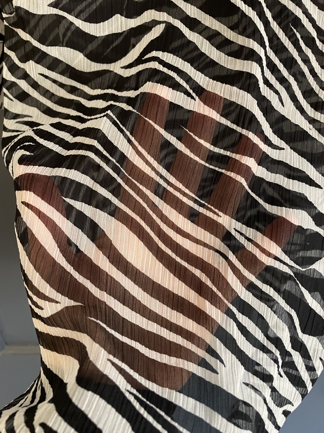 Jessica Women's Zebra Print Coverup, Size M/M (12) - photo 5