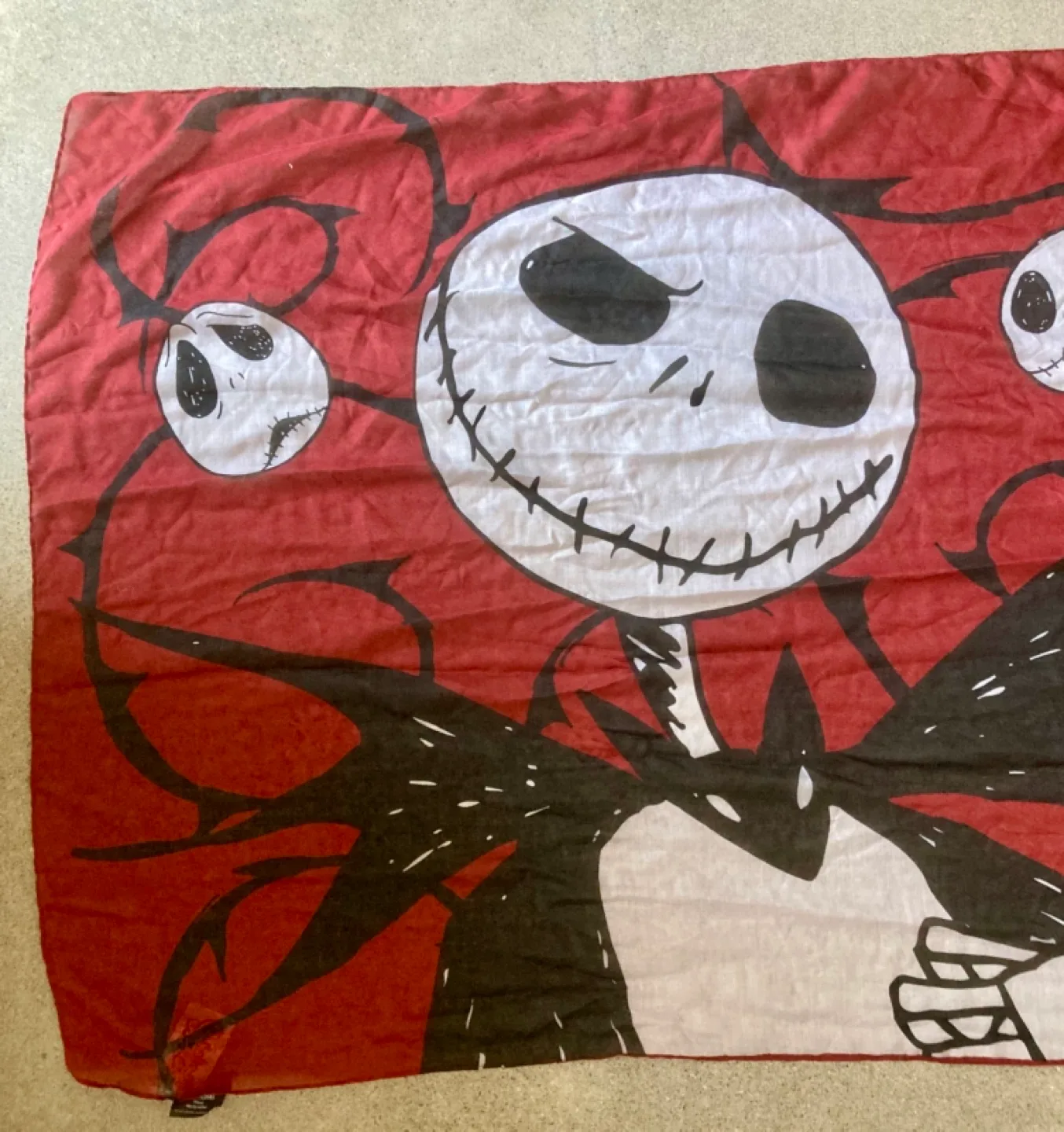 Disney Nightmare Before Christmas Jack Skellington Scarf image indicator(4)