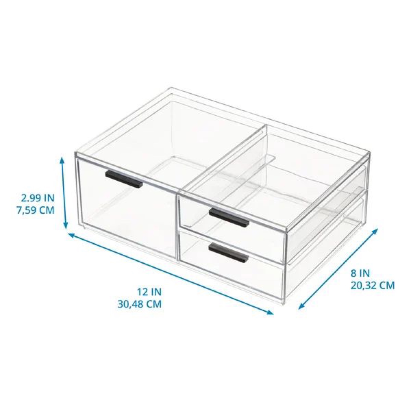 Clear Drawer Organizers and Cosmetic Organizer - photo 2