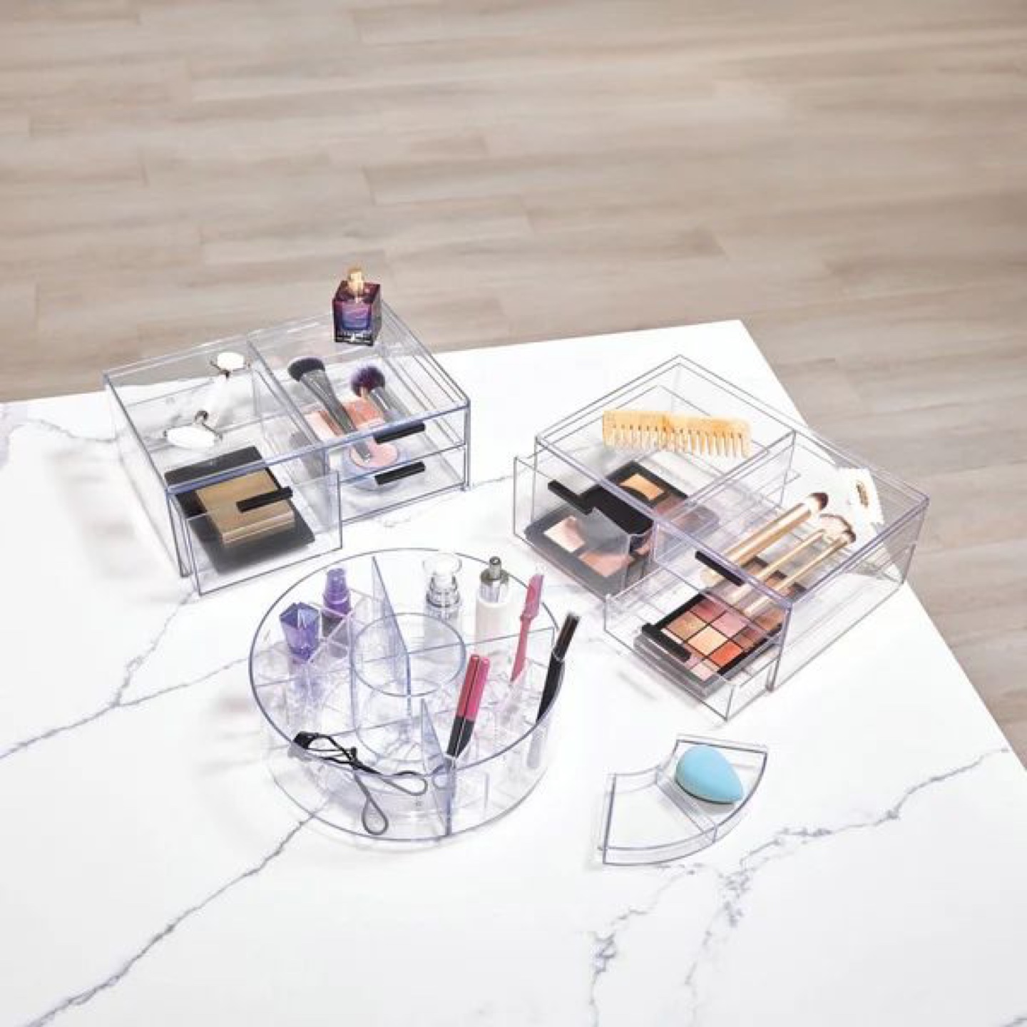 Clear Drawer Organizers and Cosmetic Organizer - photo 4