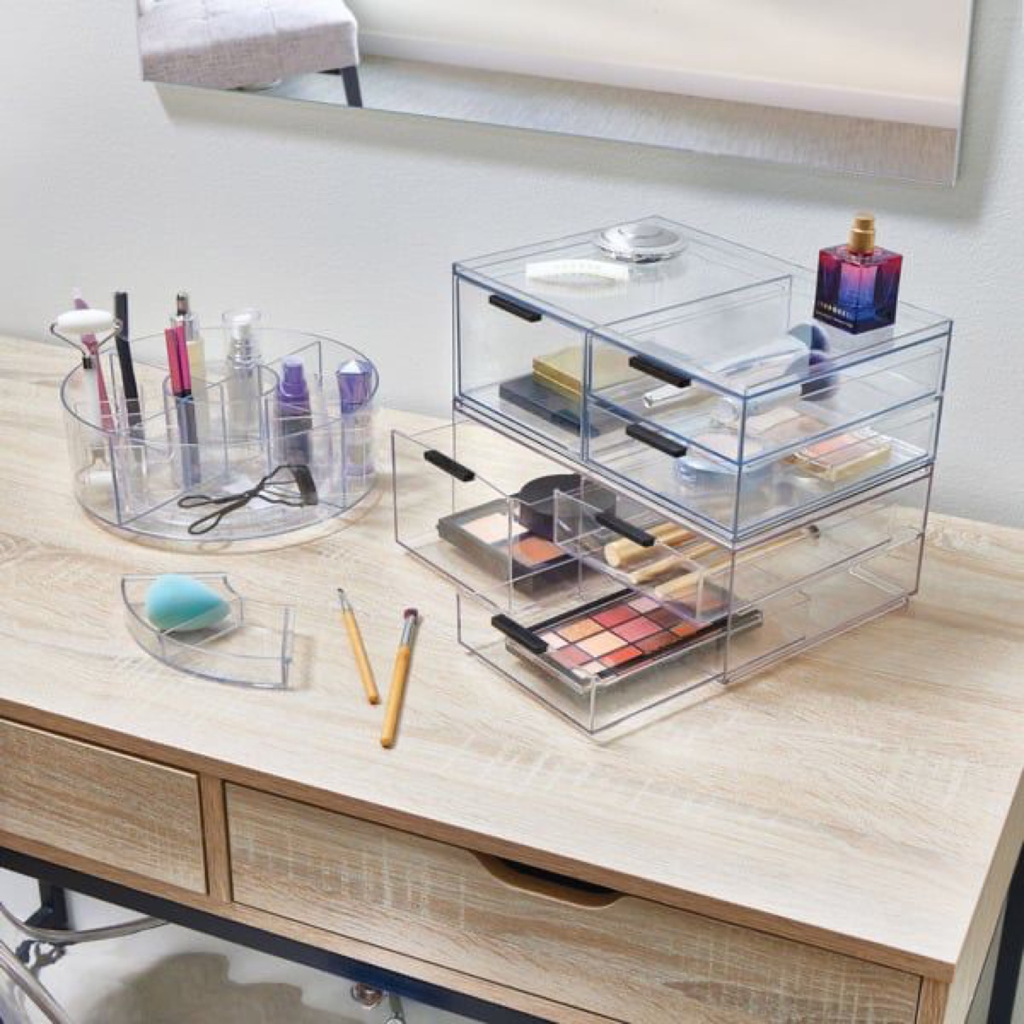 Clear Drawer Organizers and Cosmetic Organizer - photo 3