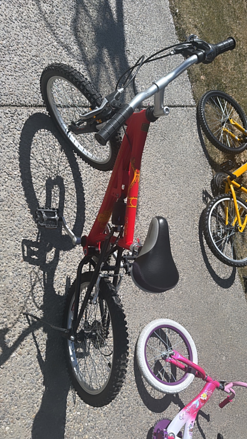 Kids' Red Mountain Bike
