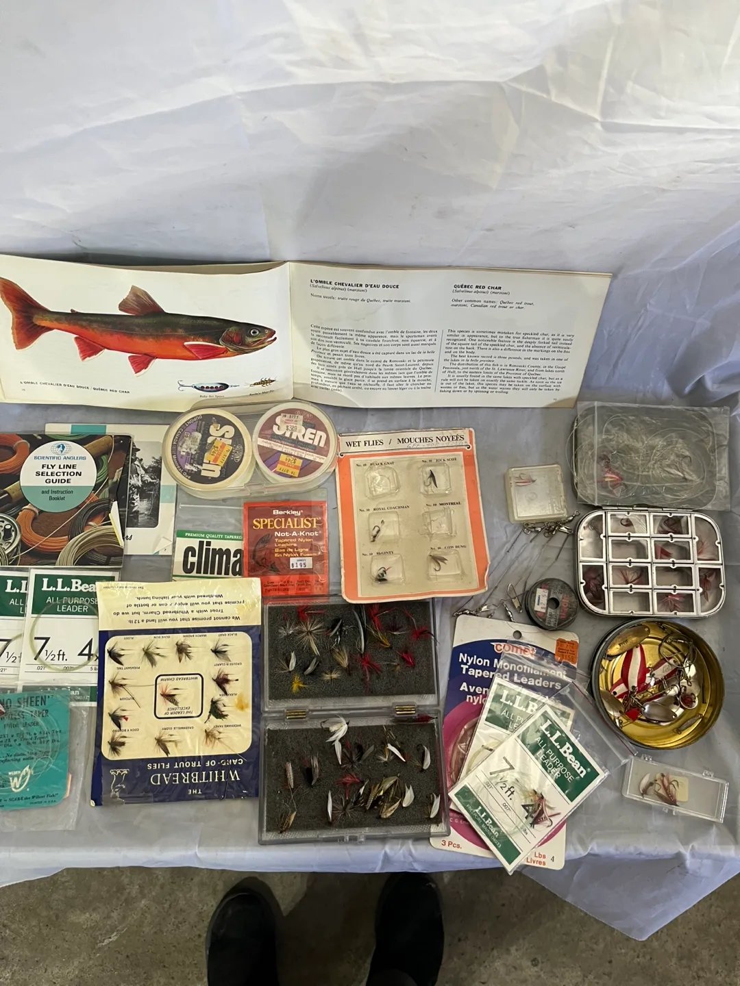Vintage Fly Fishing Lot: Lures, Flies, Leaders & More! image indicator(2)