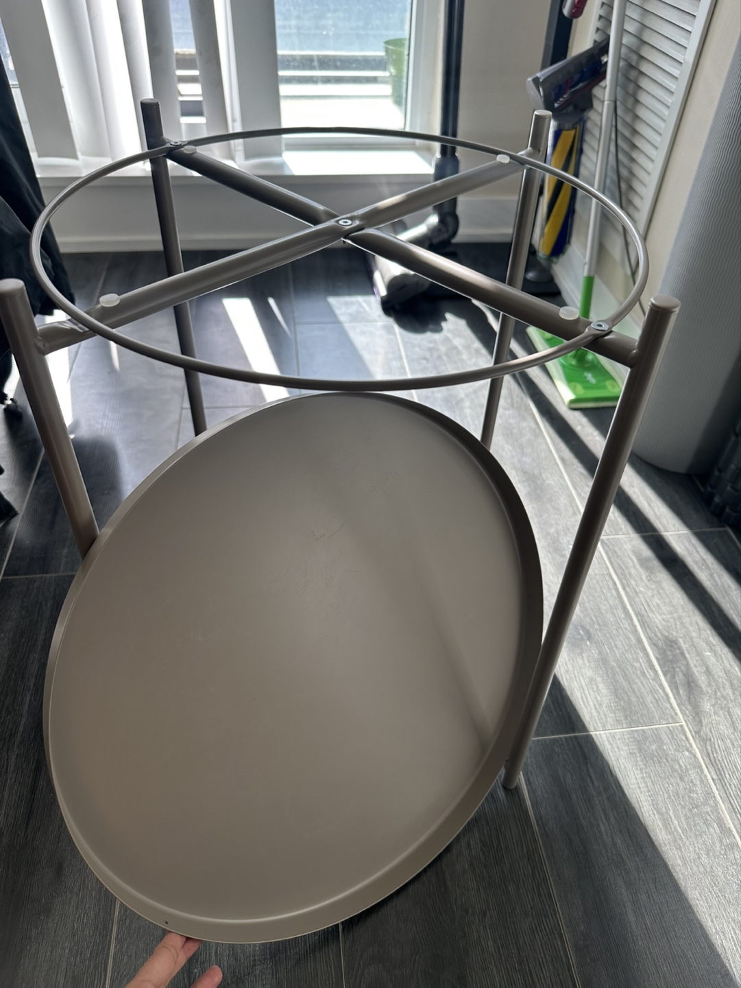 IKEA GLADOM Tray Table - Dark Gray-Beige - photo 3