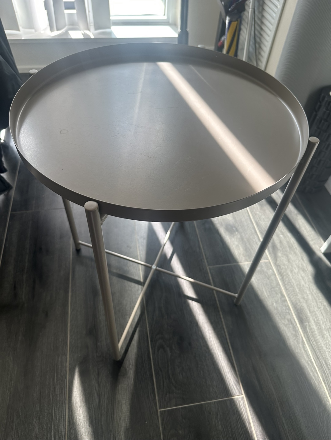 IKEA GLADOM Tray Table - Dark Gray-Beige - photo 4