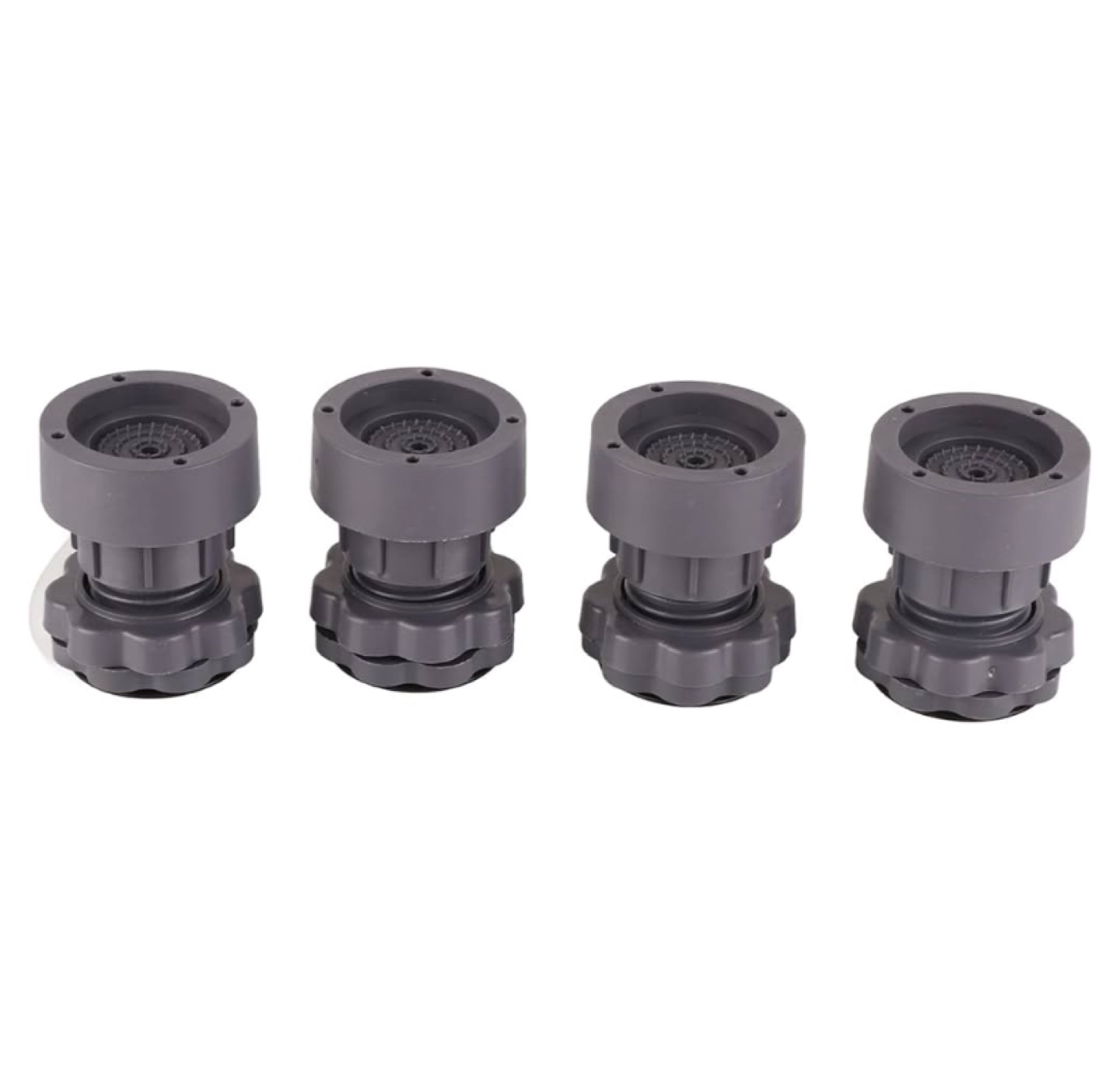 Set of 4 Adjustable Washer Feet, anti vibration pads.