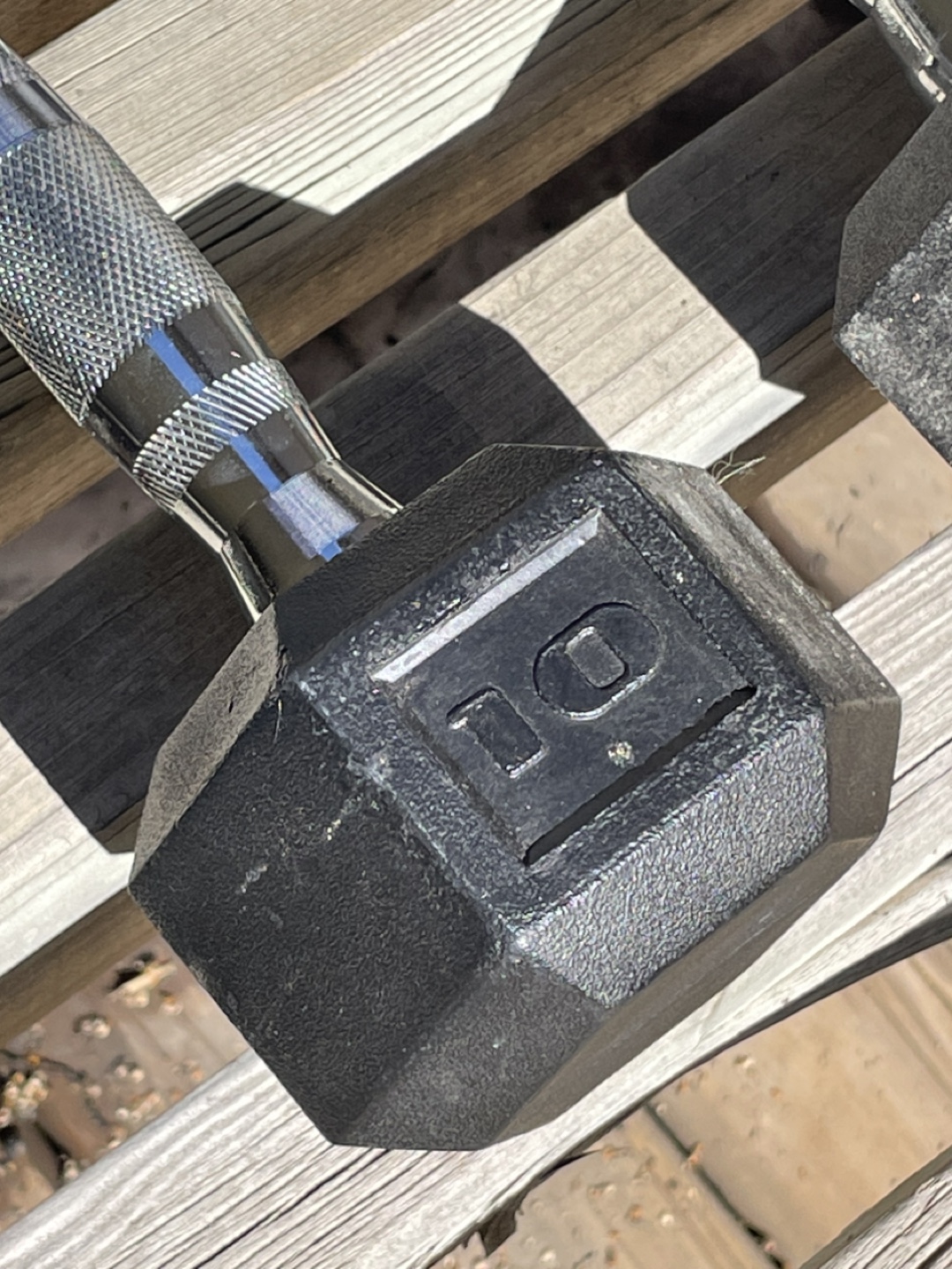 Pair of Hex Dumbbells 10 lbs - photo 2