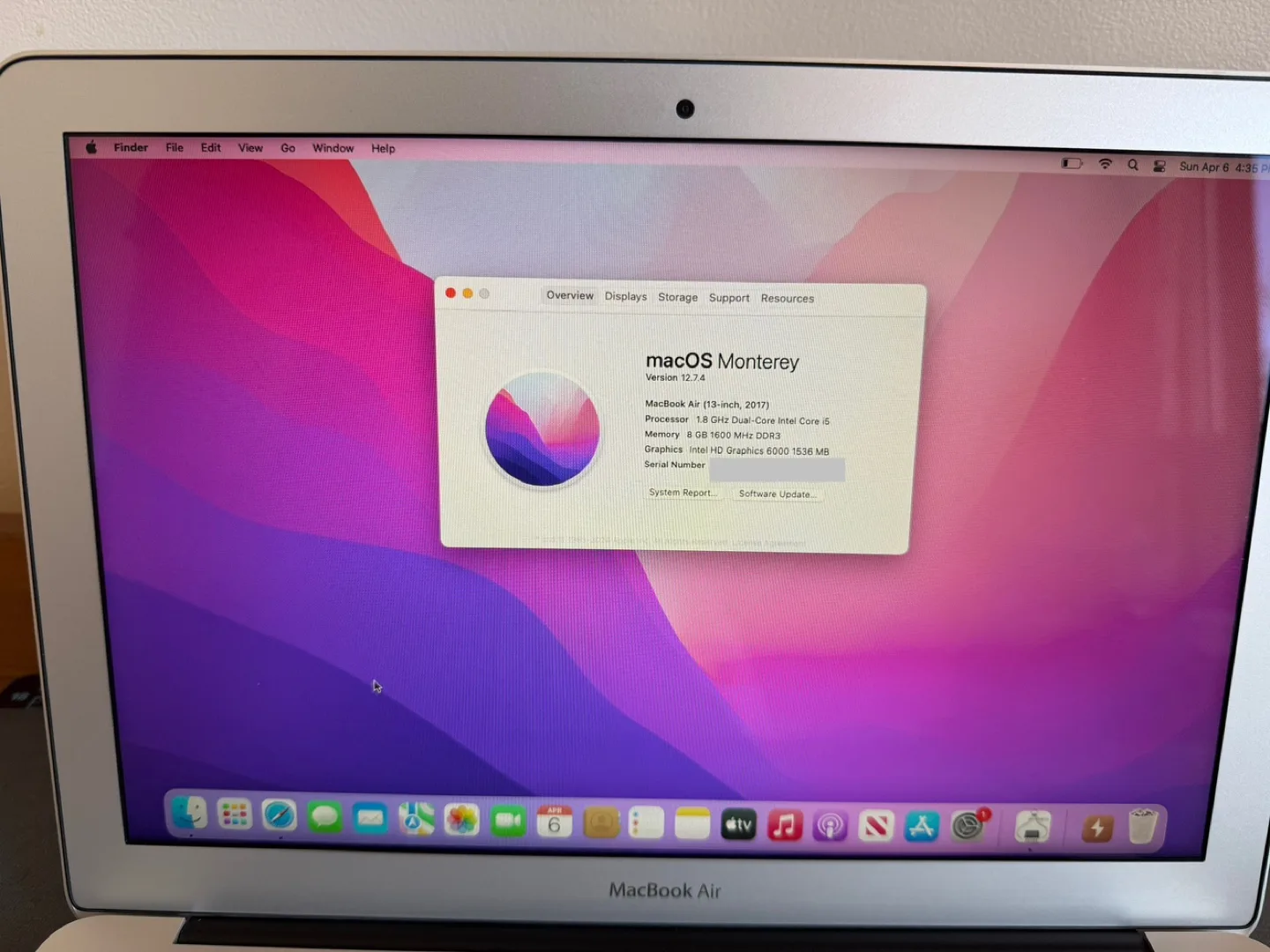 13” MacBook Air (2017) – 1.8Ghz i5 / 8GB RAM / 128GB SSD image indicator(7)