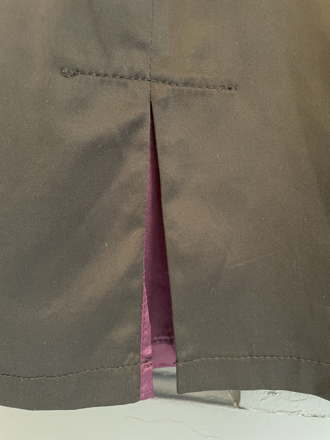 T.F.N.C. Purple and Black Cocktail Dress Size 1 - photo 4