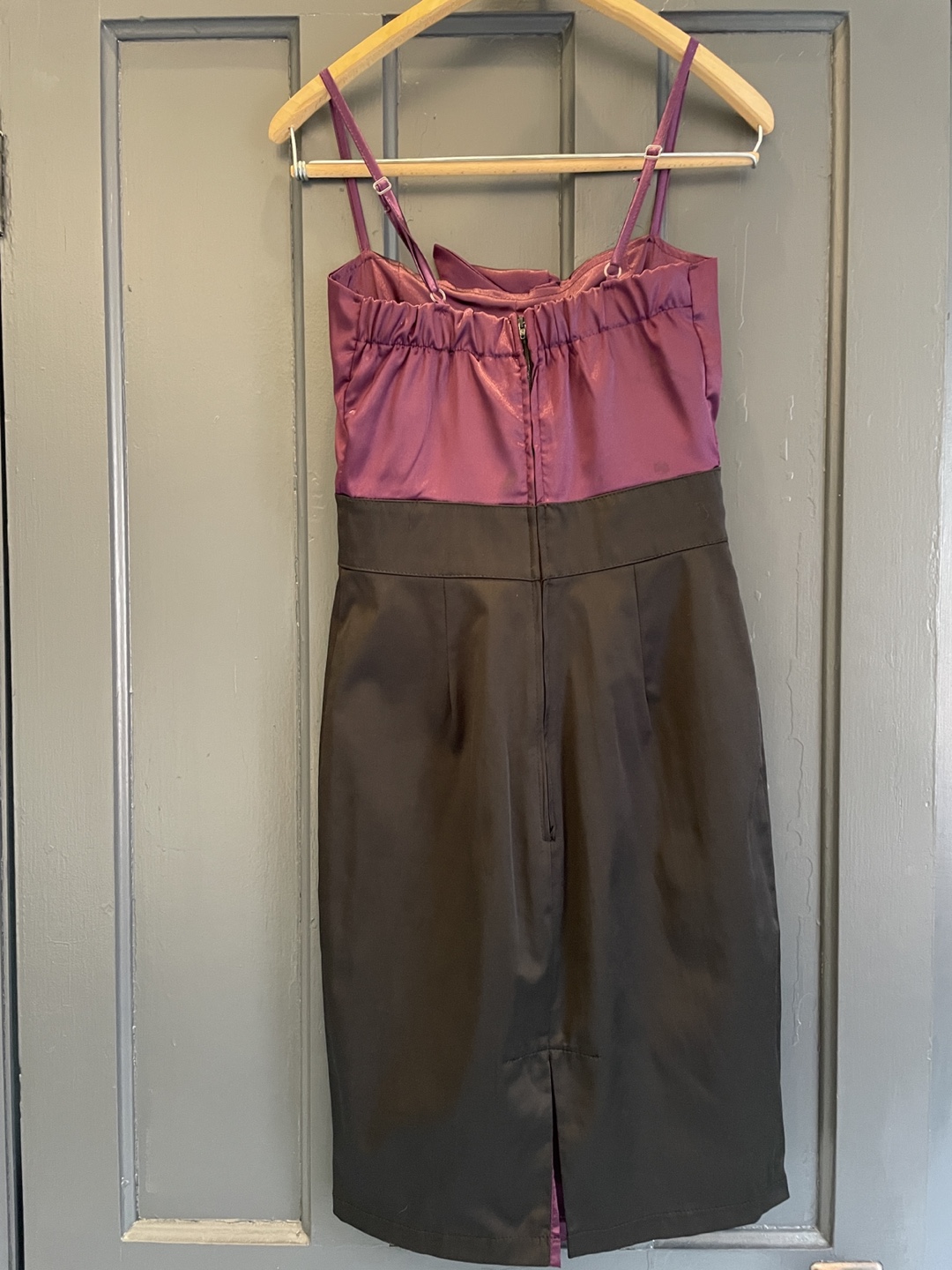 T.F.N.C. Purple and Black Cocktail Dress Size 1 - photo 2