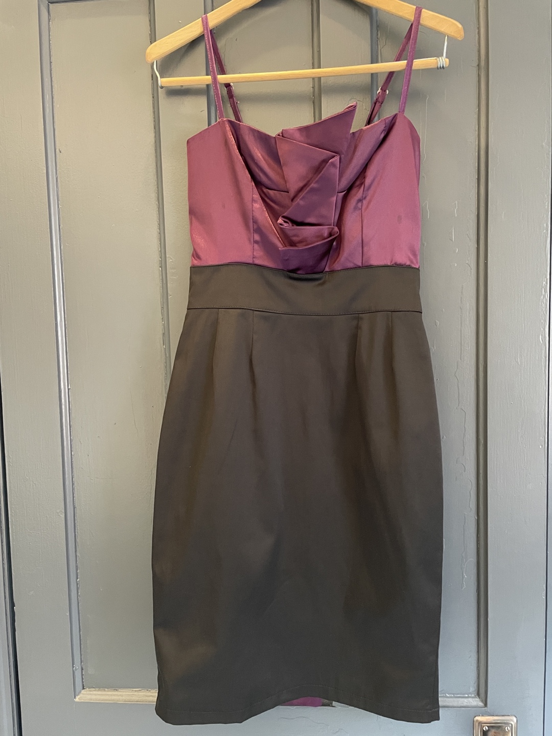 T.F.N.C. Purple and Black Cocktail Dress Size 1
