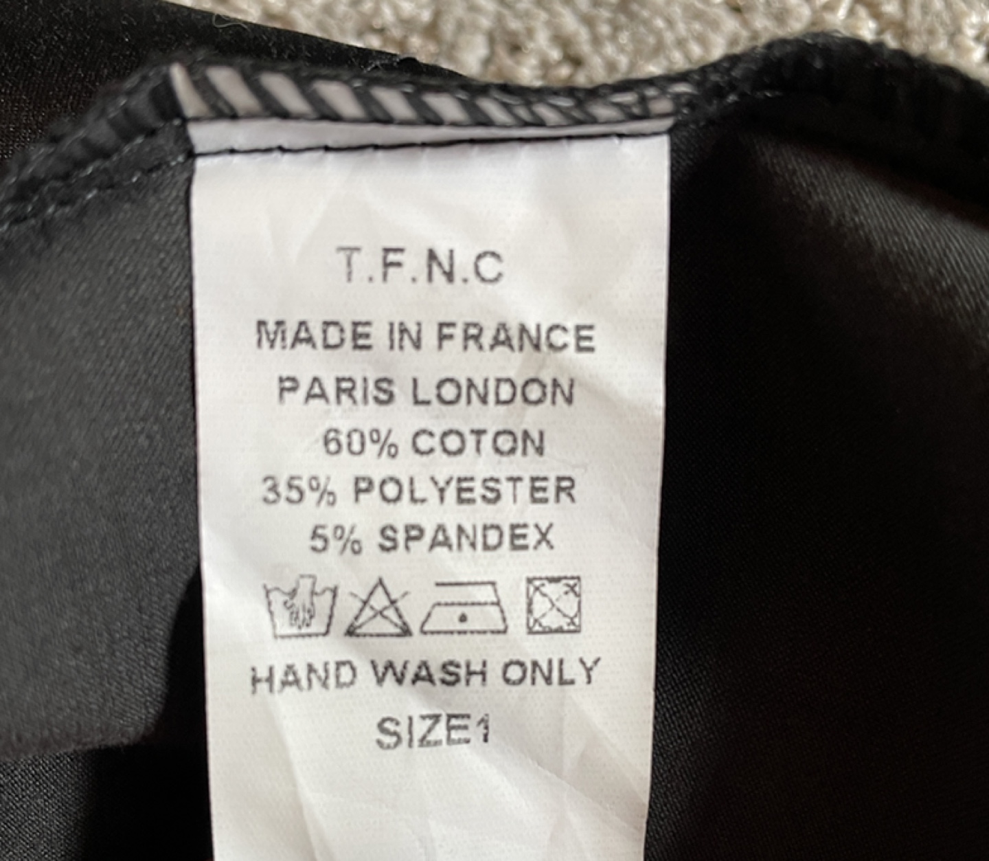 T.F.N.C. Purple and Black Cocktail Dress Size 1 - photo 5