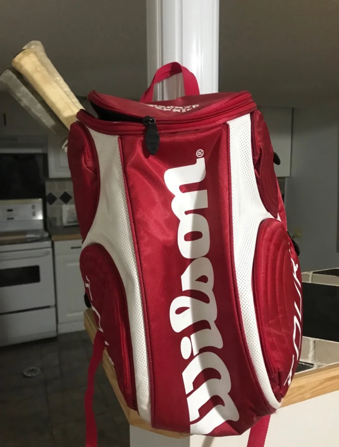 Wilson Tour Large Backpack - Red/White image indicator(4)