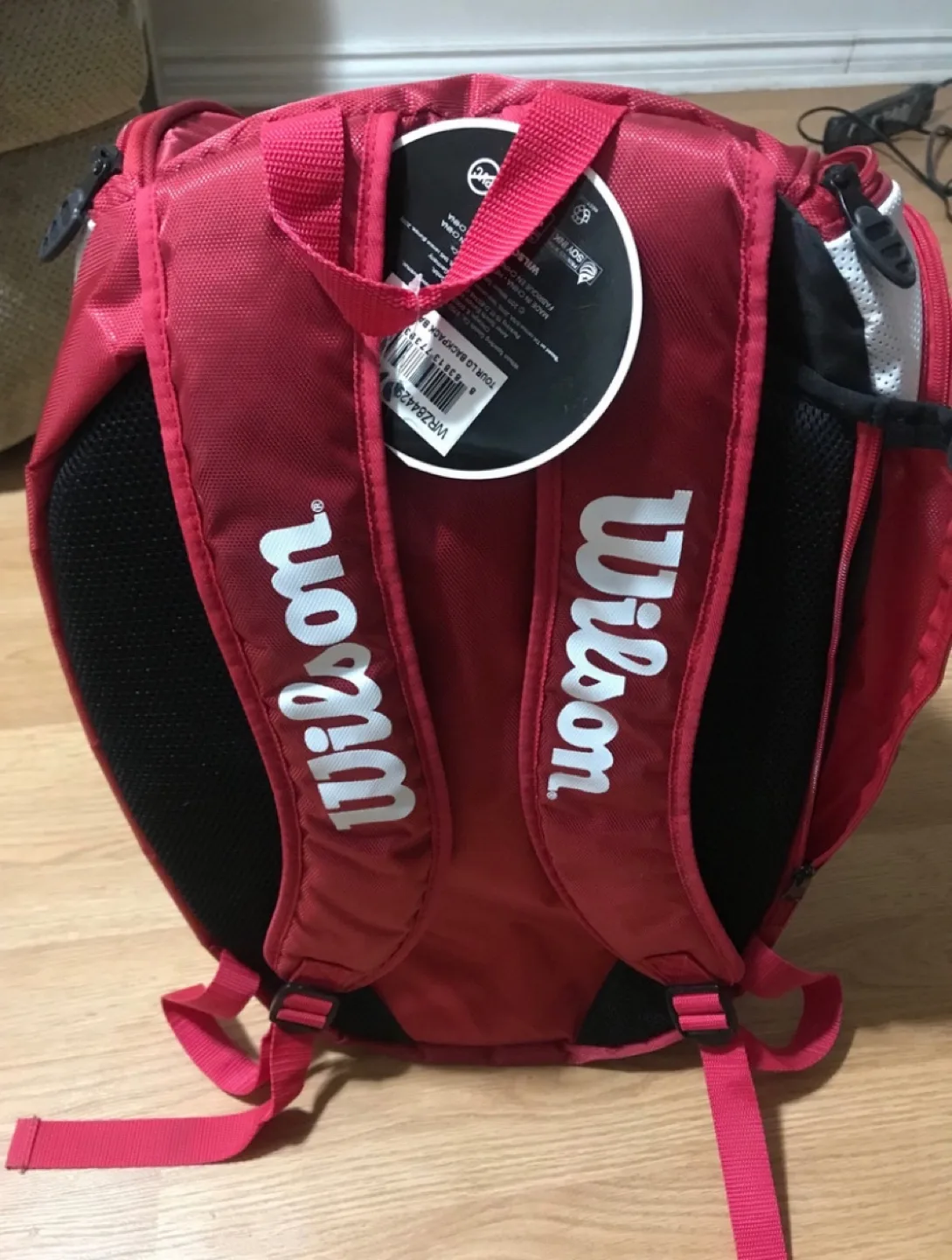 Wilson Tour Large Backpack - Red/White image indicator(2)