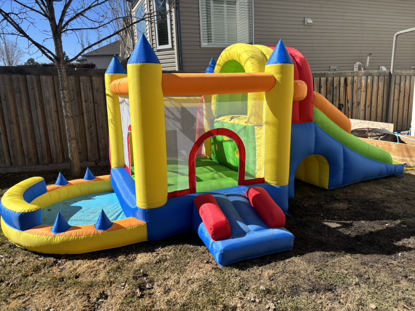 Inflatable Bounce House with Slide and Water Feature - photo 2