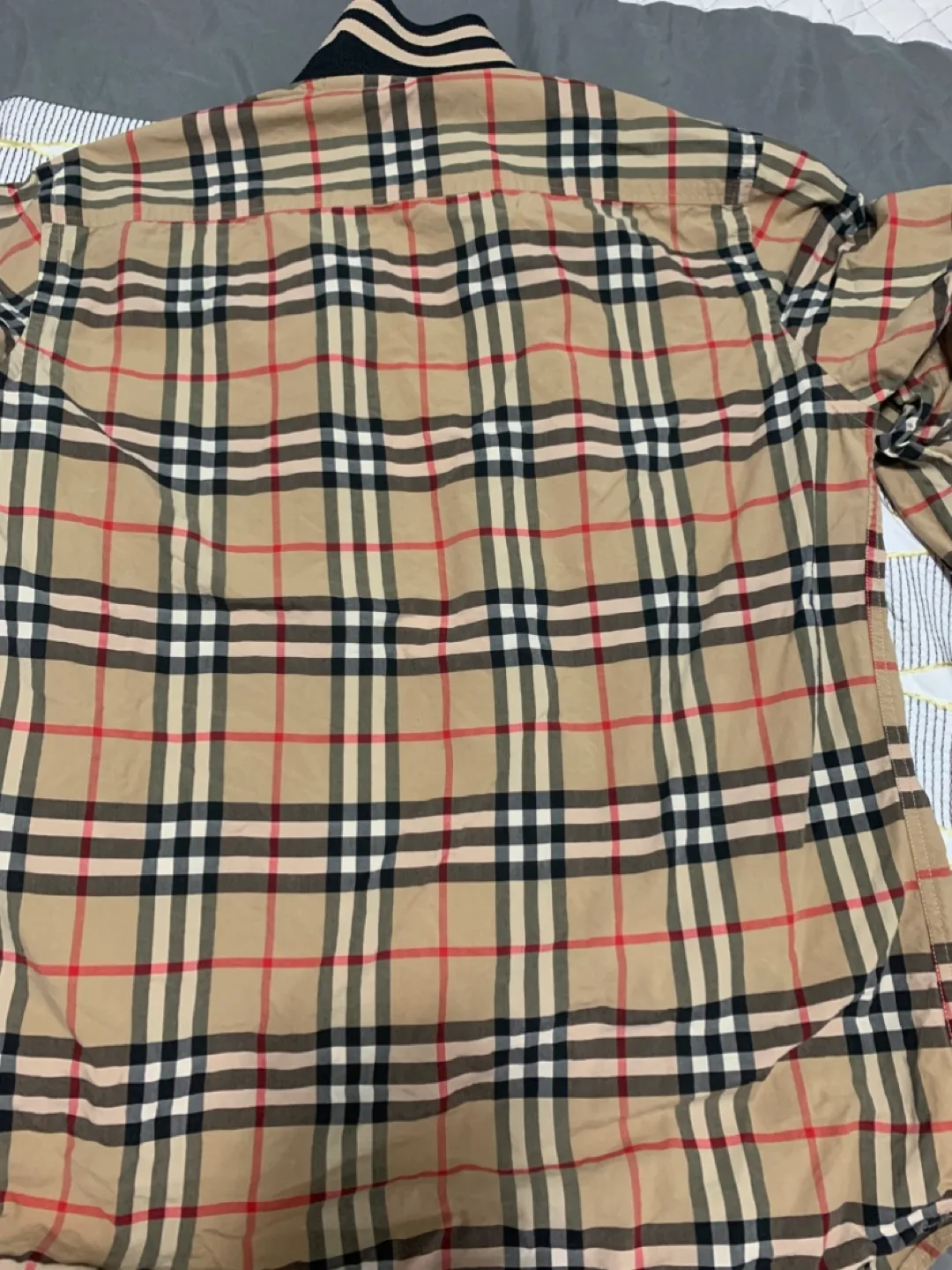 Burberry Check Long Sleeve Shirt - Size Small image indicator(4)
