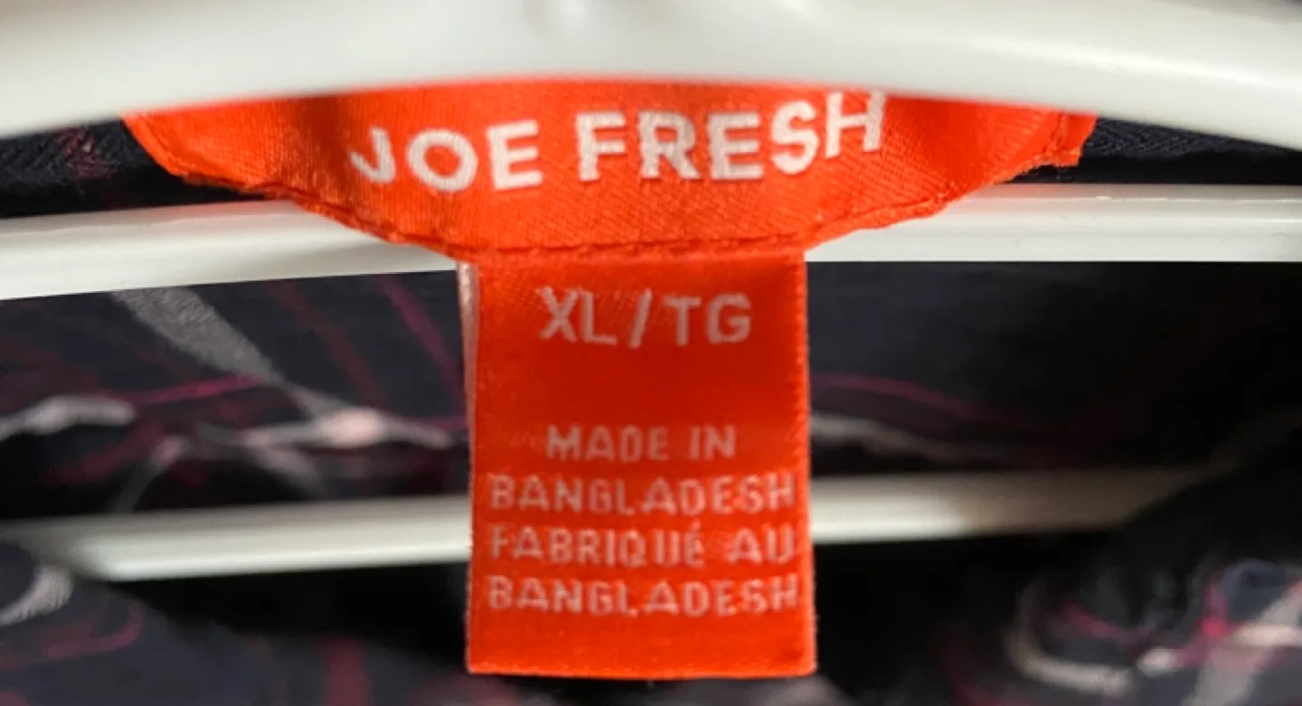 💚Joe Fresh Women's XL Plaid Wrap Blouse image indicator(2)