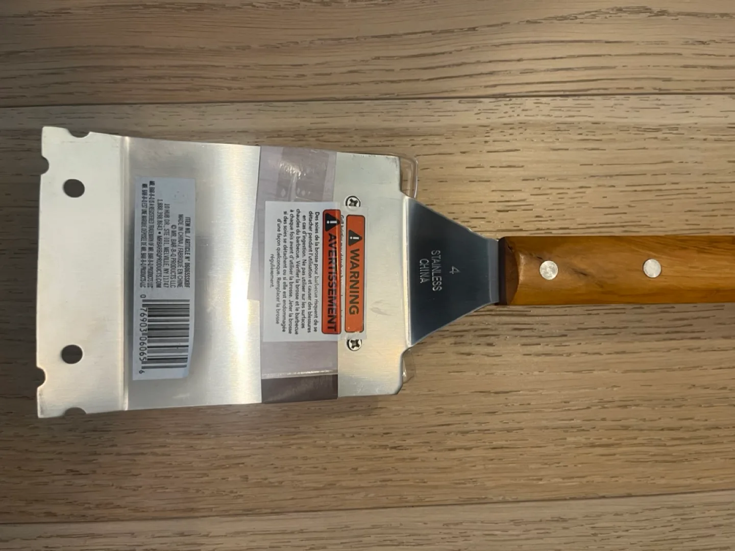 BBQ Grill Scraper/Cleaner Unused - Original Packaging image indicator(3)