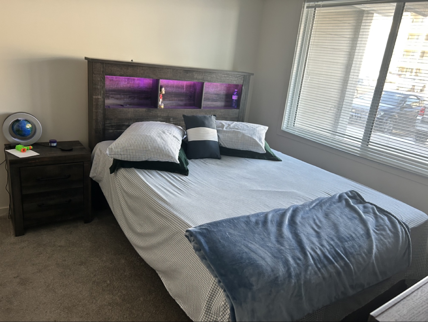 Bedroom Furniture Set - Queen Bed Frame, Nightstand & Dresser - photo 3