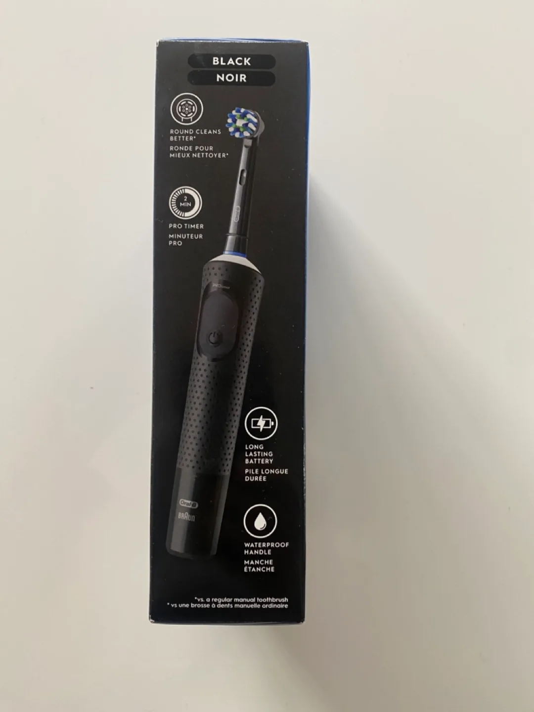 Oral-B Pro 500+ Rechargeable Electric Toothbrush - Black image indicator(2)