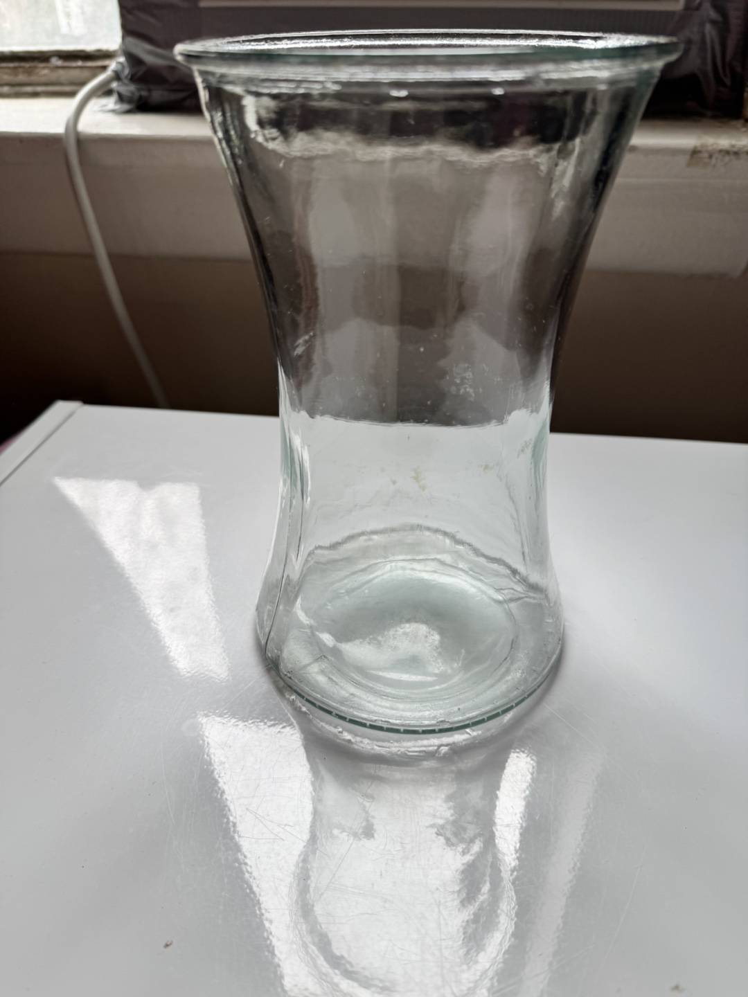 Clear Glass Vase💚