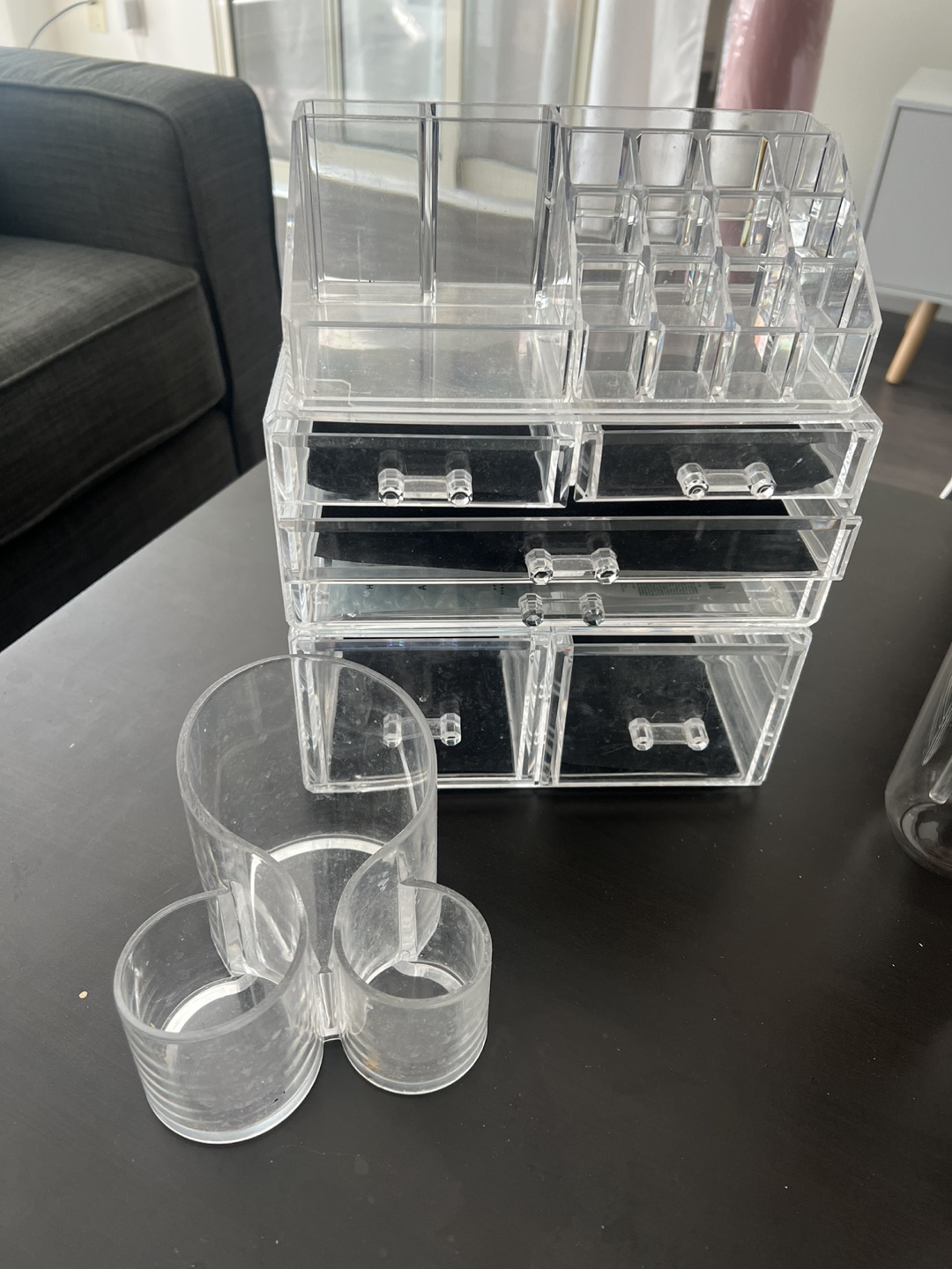Acrylic Makeup Organiser and Brush Holder - photo 3