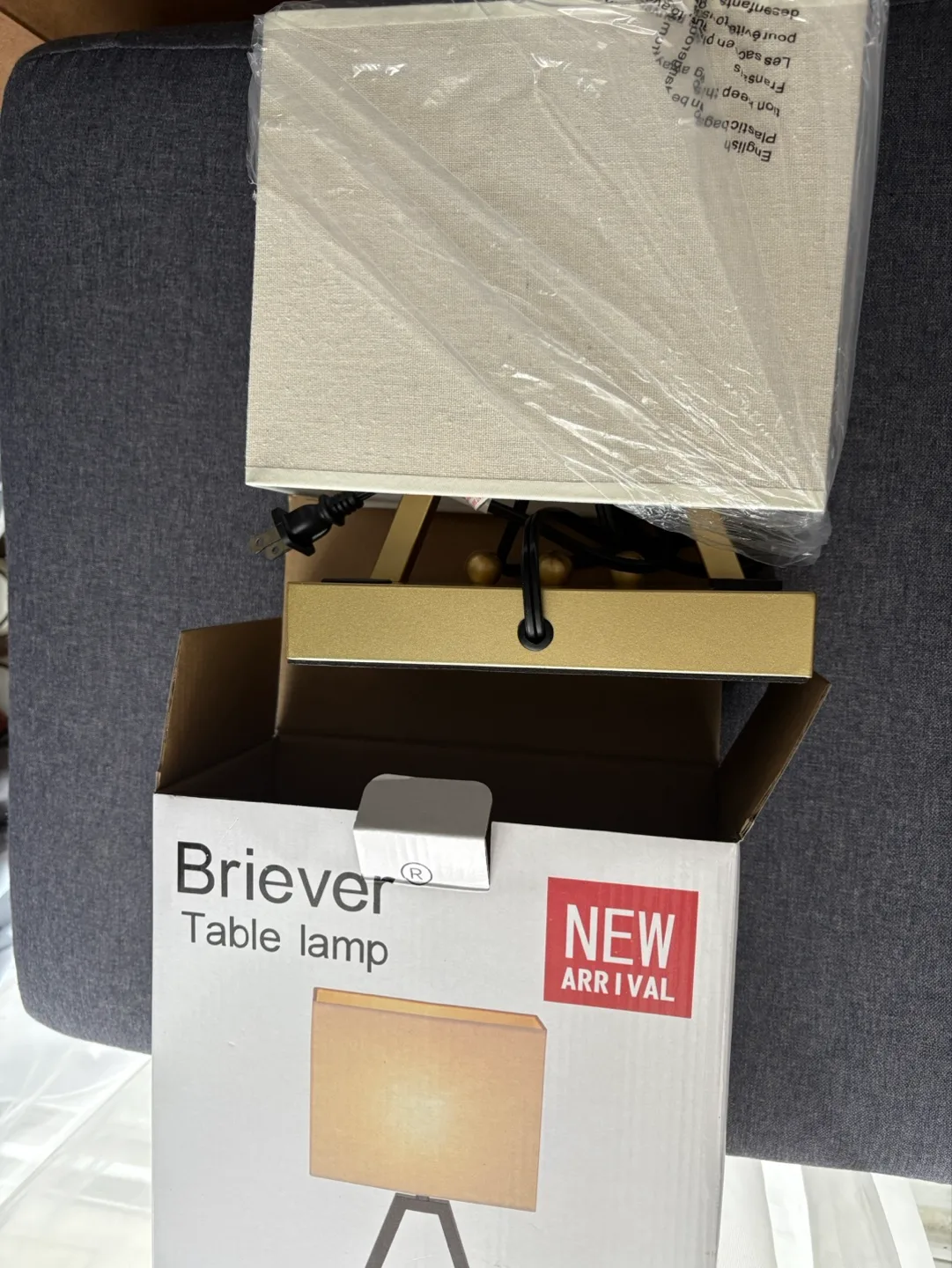 New USB Touch Control Lamp, 3-Way Dimmable Lamp wit 3USB outlet image indicator(3)