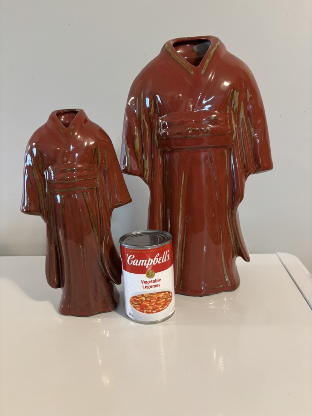 Pair of Vintage Asian-Style Ceramic Figurines