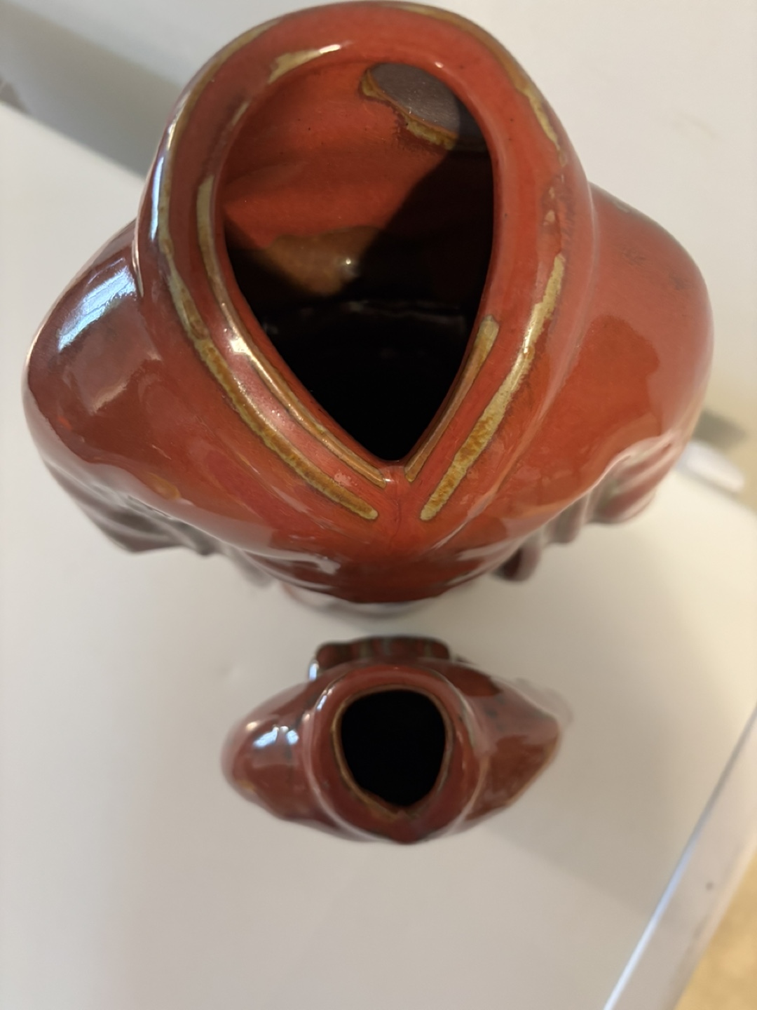 Pair of Vintage Asian-Style Ceramic Figurines - photo 4