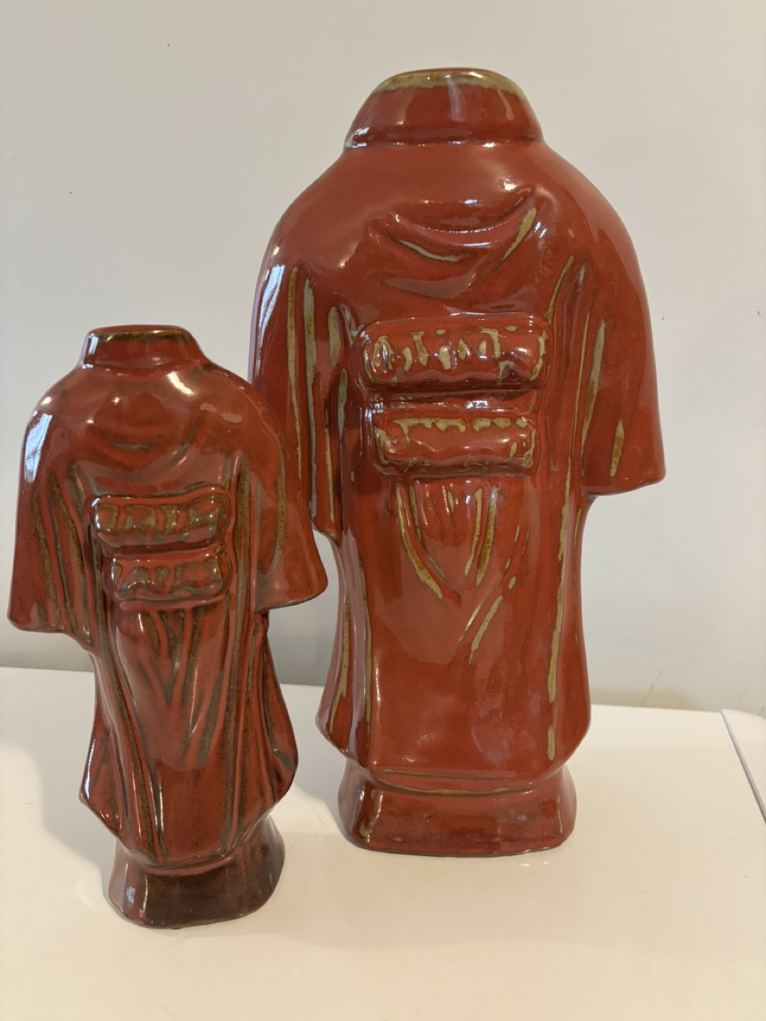 Pair of Vintage Asian-Style Ceramic Figurines - photo 3