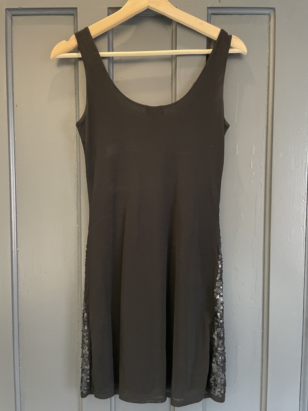MEXX Black Sequin Mini Dress Size XS - photo 3