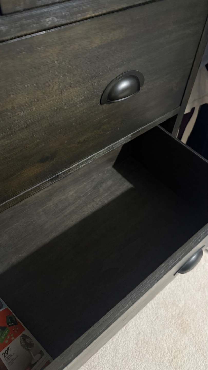 Queen Bedroom Set - Dark Brown Wood - photo 5