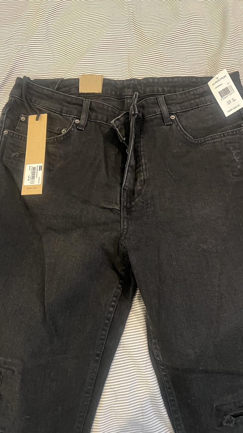 Ksubi Chitch Bunkard Black Jeans Size 36