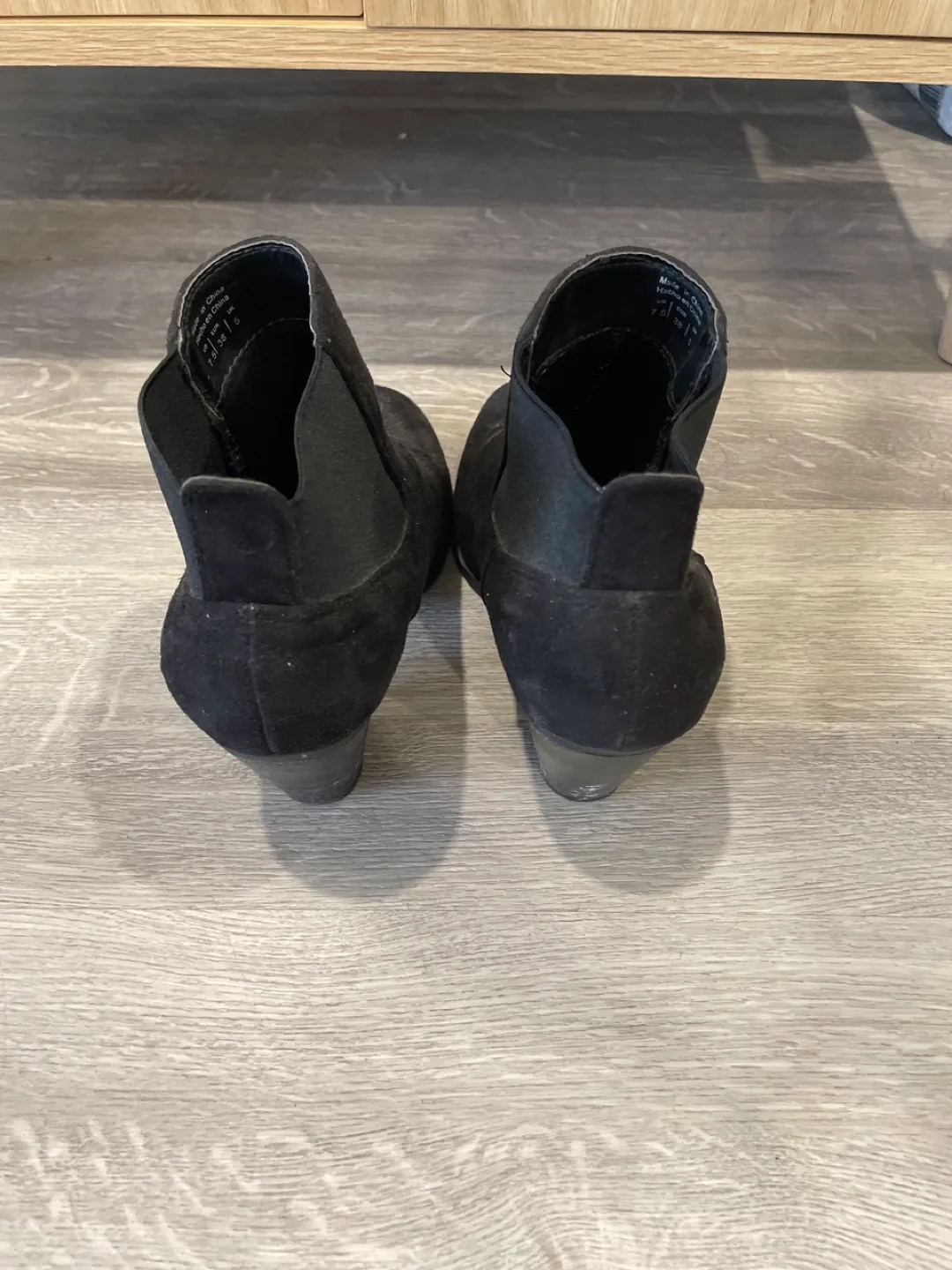 Call It Spring - Black Suede Ankle Boots image indicator(3)