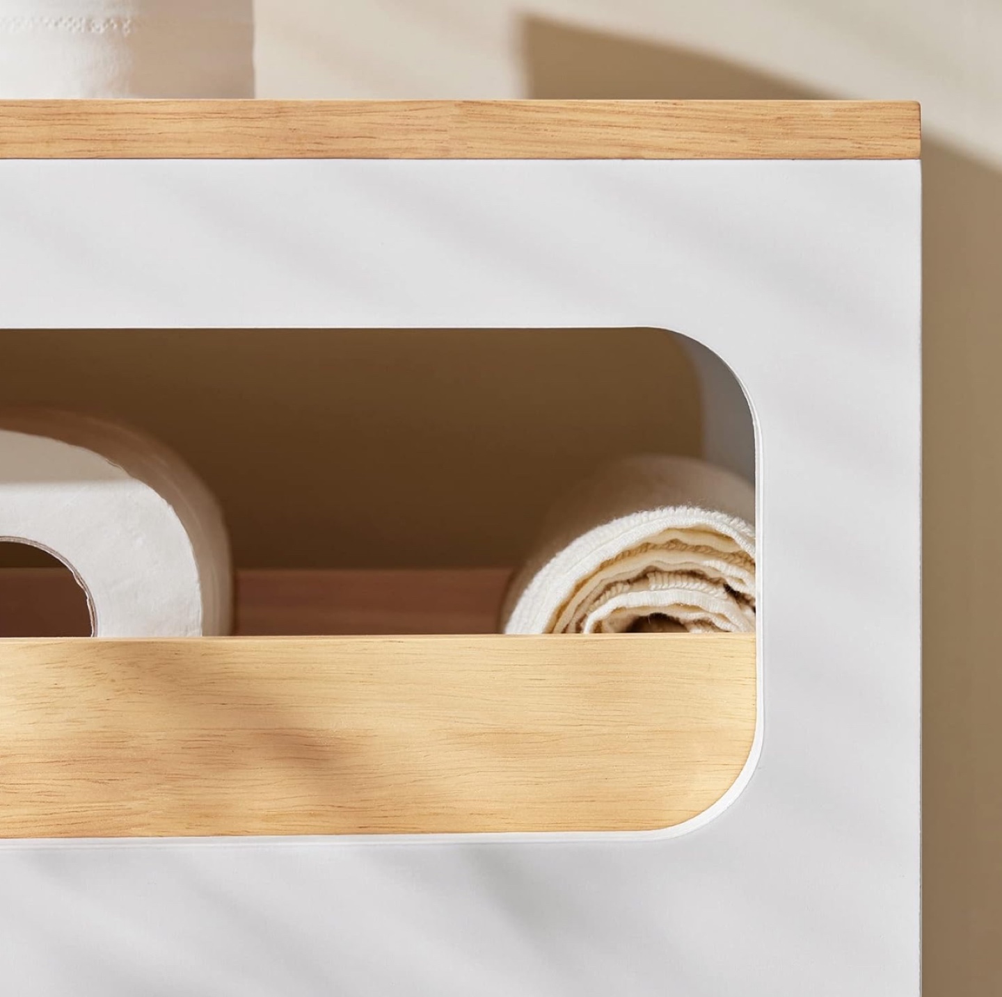 New SoBuy Bathroom Cabinet with Storage and Wheels - photo 5