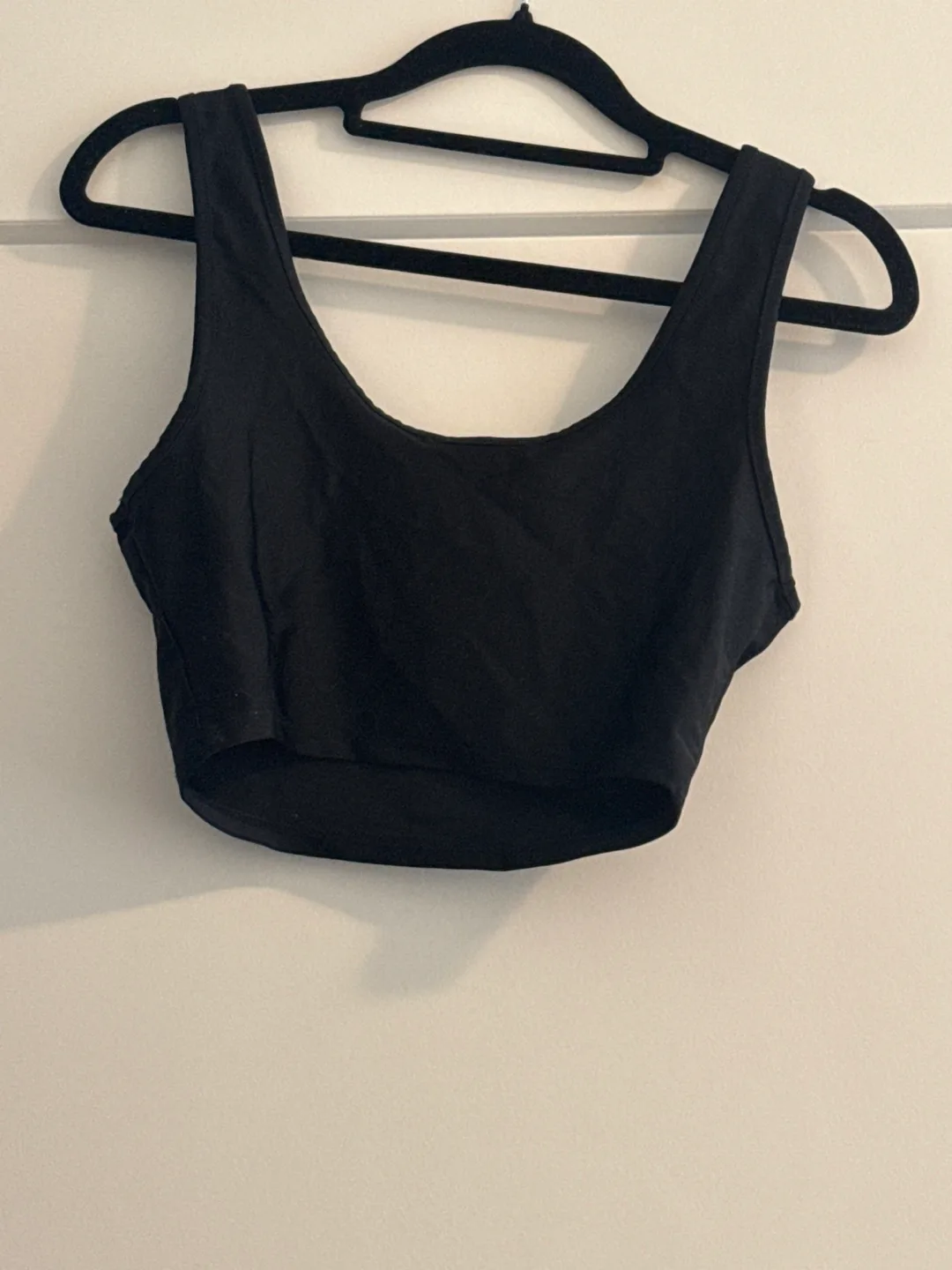 Black Crop Tank Top thumbnail