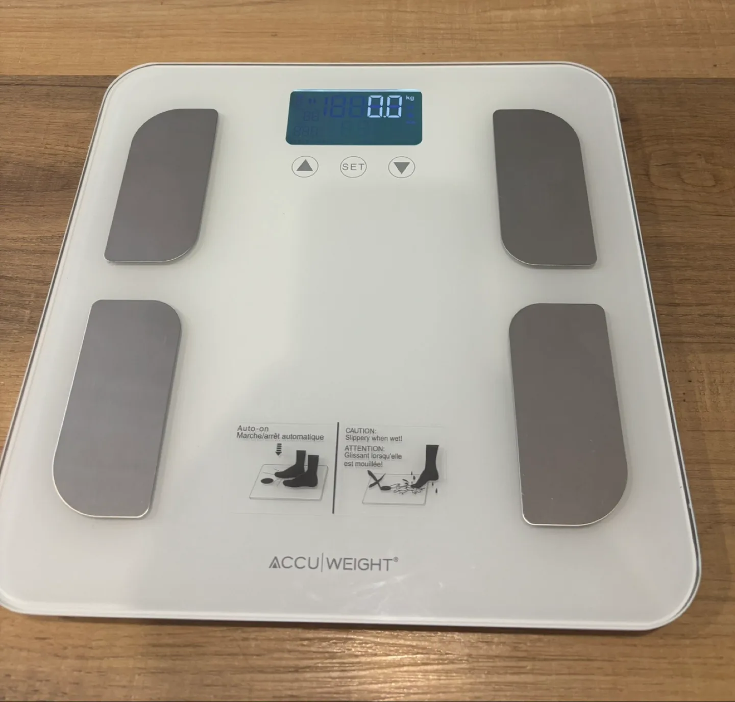 AccuWeight Digital Bathroom Scale thumbnail