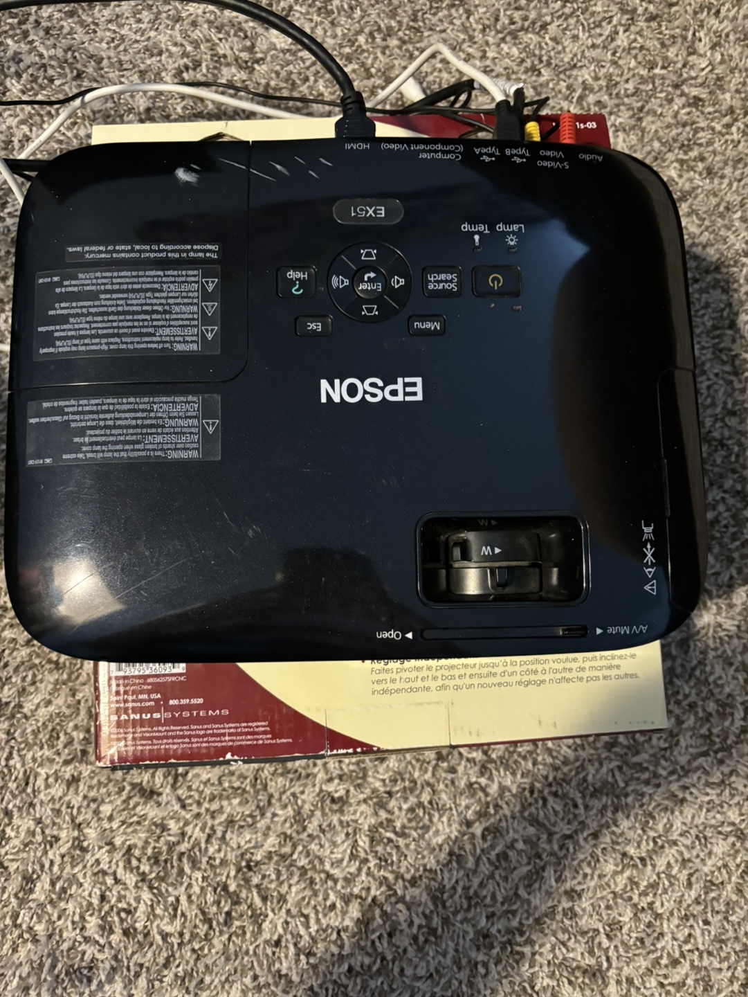 Epson projectorCeiling Mount - photo 3