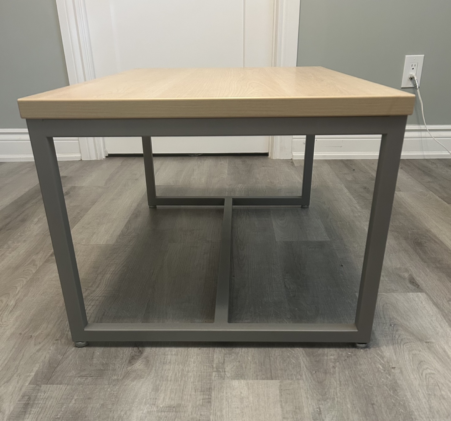 Modern Coffee Table with Light Wood Top - photo 3