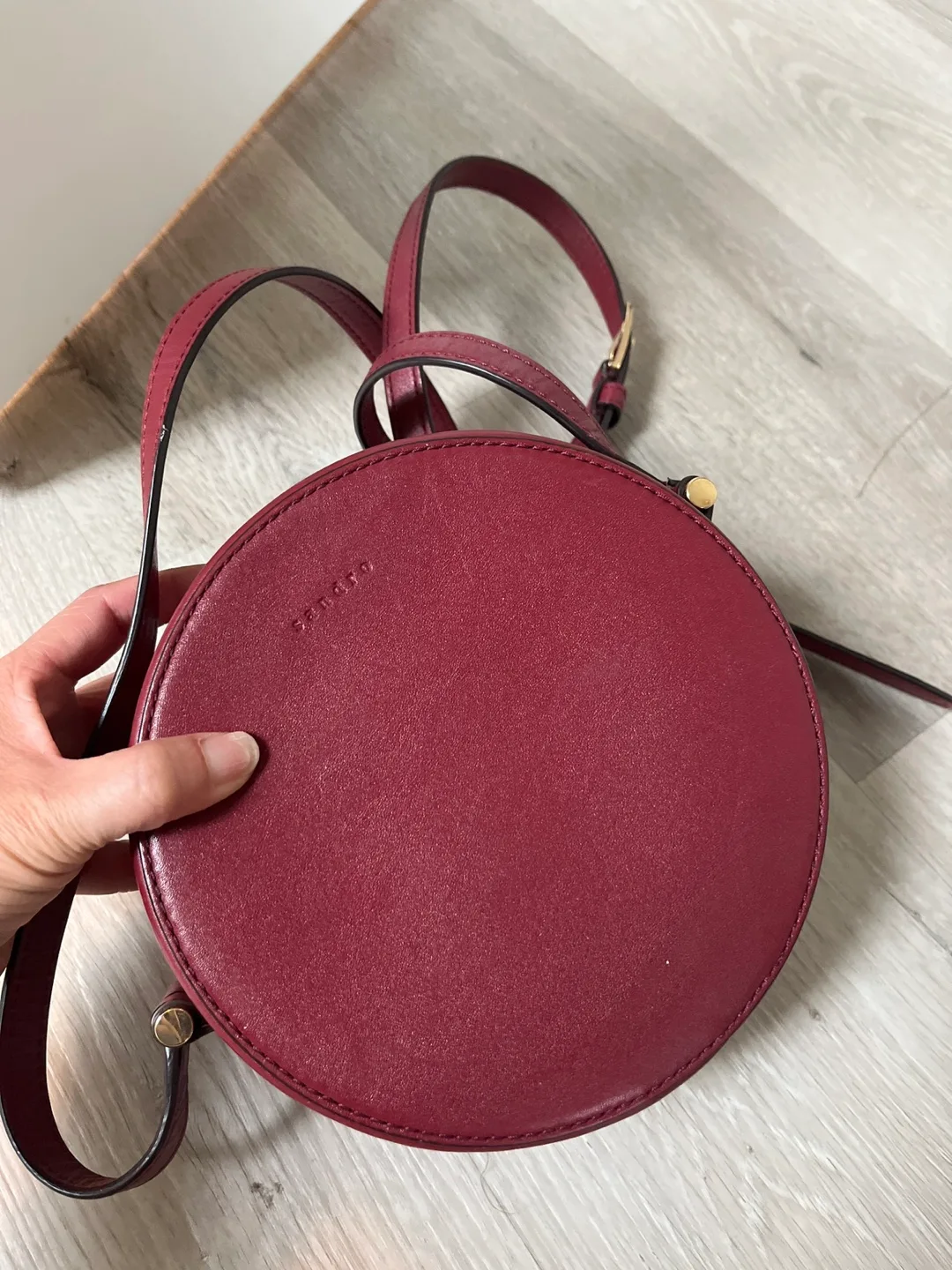 Sandro leather crossbody bag image indicator(2)