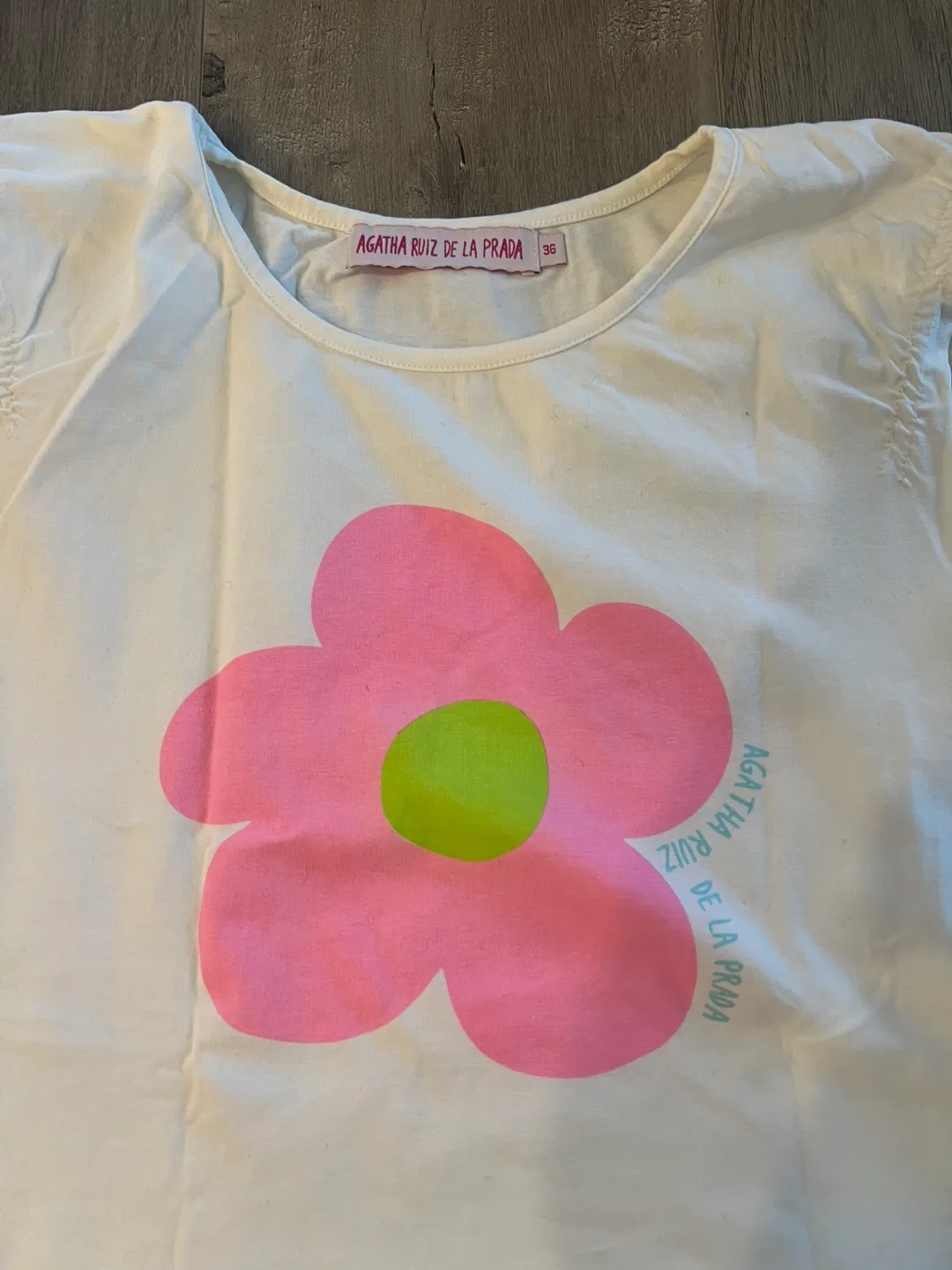Agatha Ruiz de la Prada Maternity Shirt Size 36 Flower T-Shirt image indicator(2)